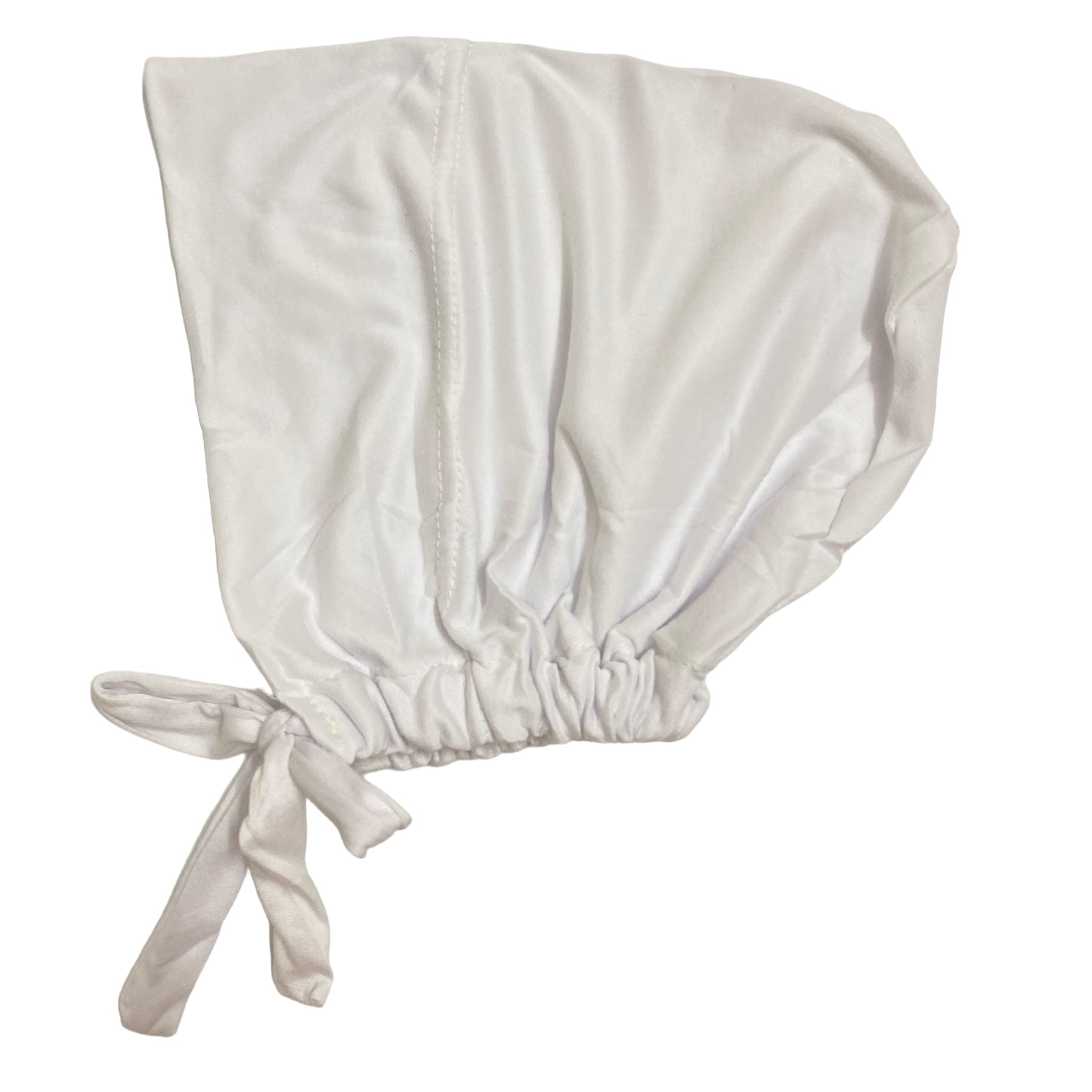 Imported Tie back Full Covered Hijab Cap – White