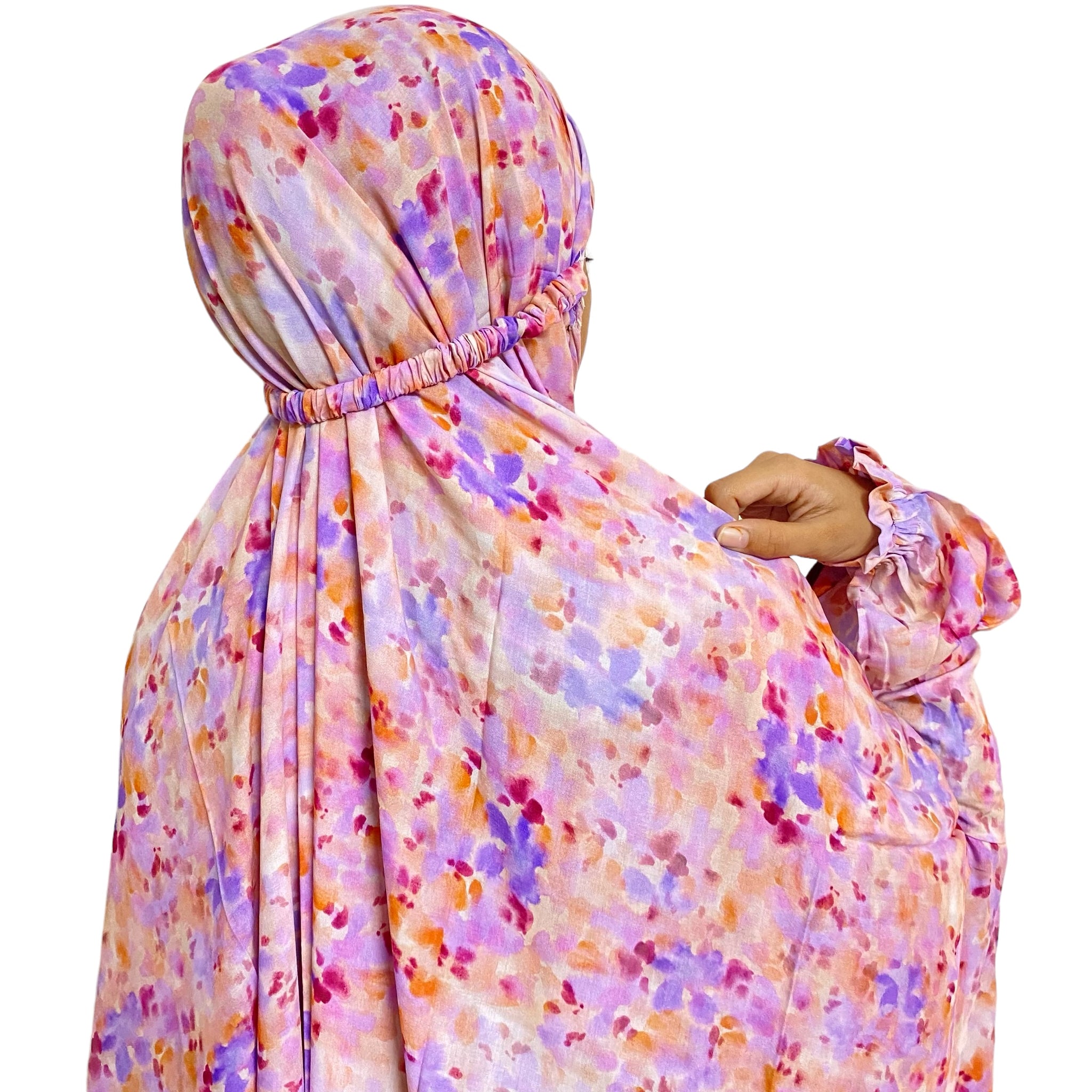 Premium Full Length Namaz Chadar With Sleeves (Imported Fabric)