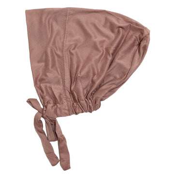 Imported Tie back Full Covered Hijab Cap – Dull Mauve