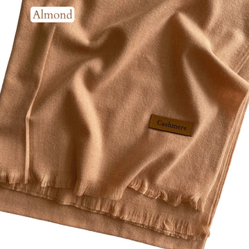 Plain Woolen Cashmere - Almond