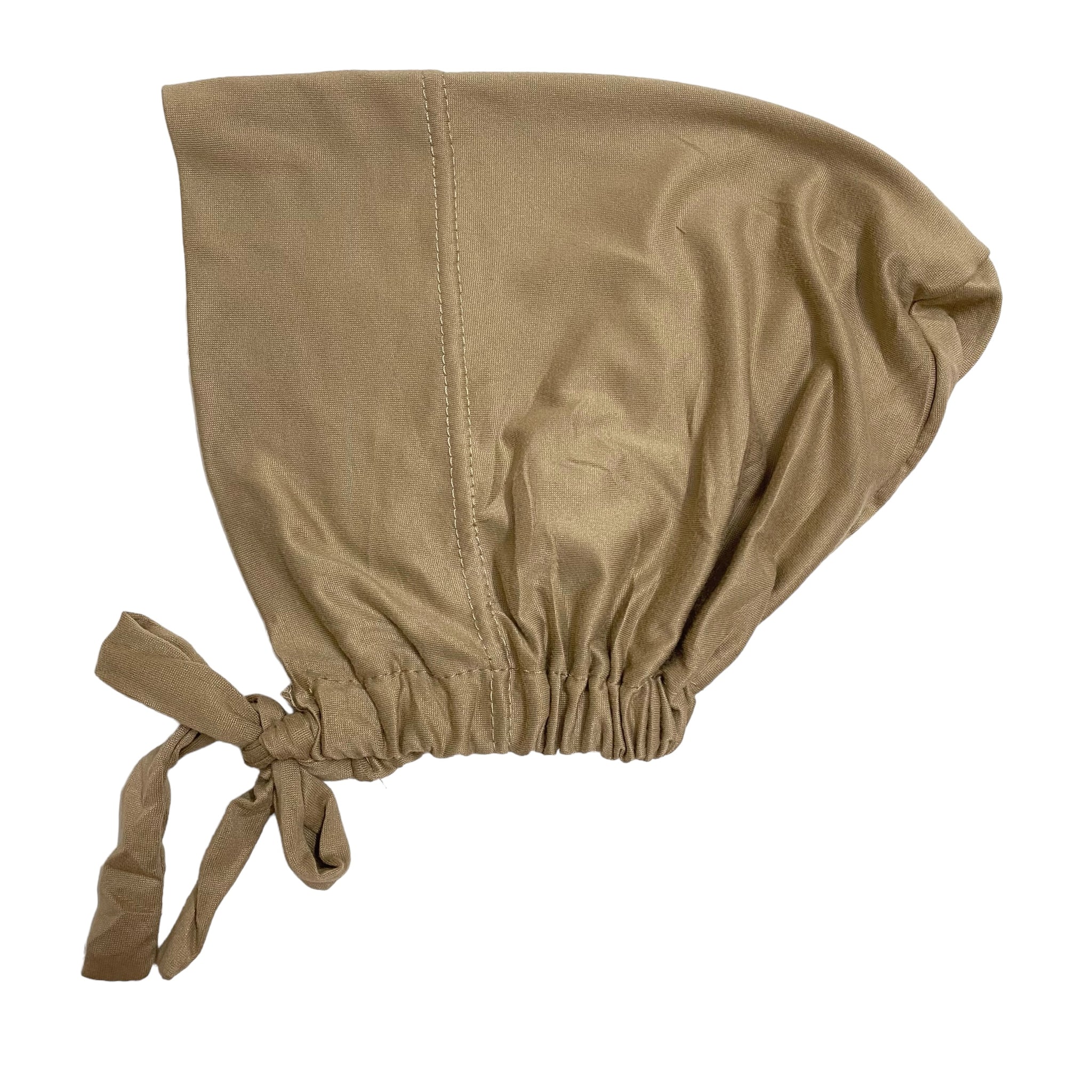 Imported Tie back Full Covered Hijab Cap – Beige