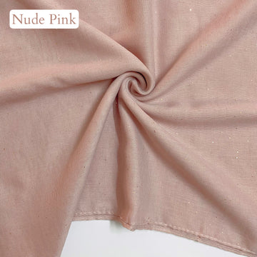 Glitter Lawn - Nude Pink