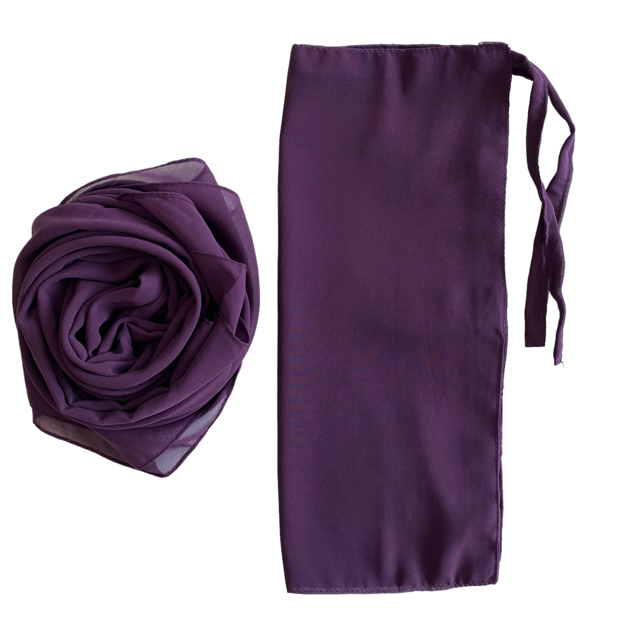 Matching Hijab & Niqab Sets - Royal Purple
