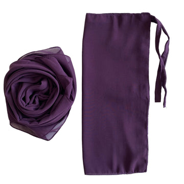 Matching Hijab & Niqab Sets - Royal Purple