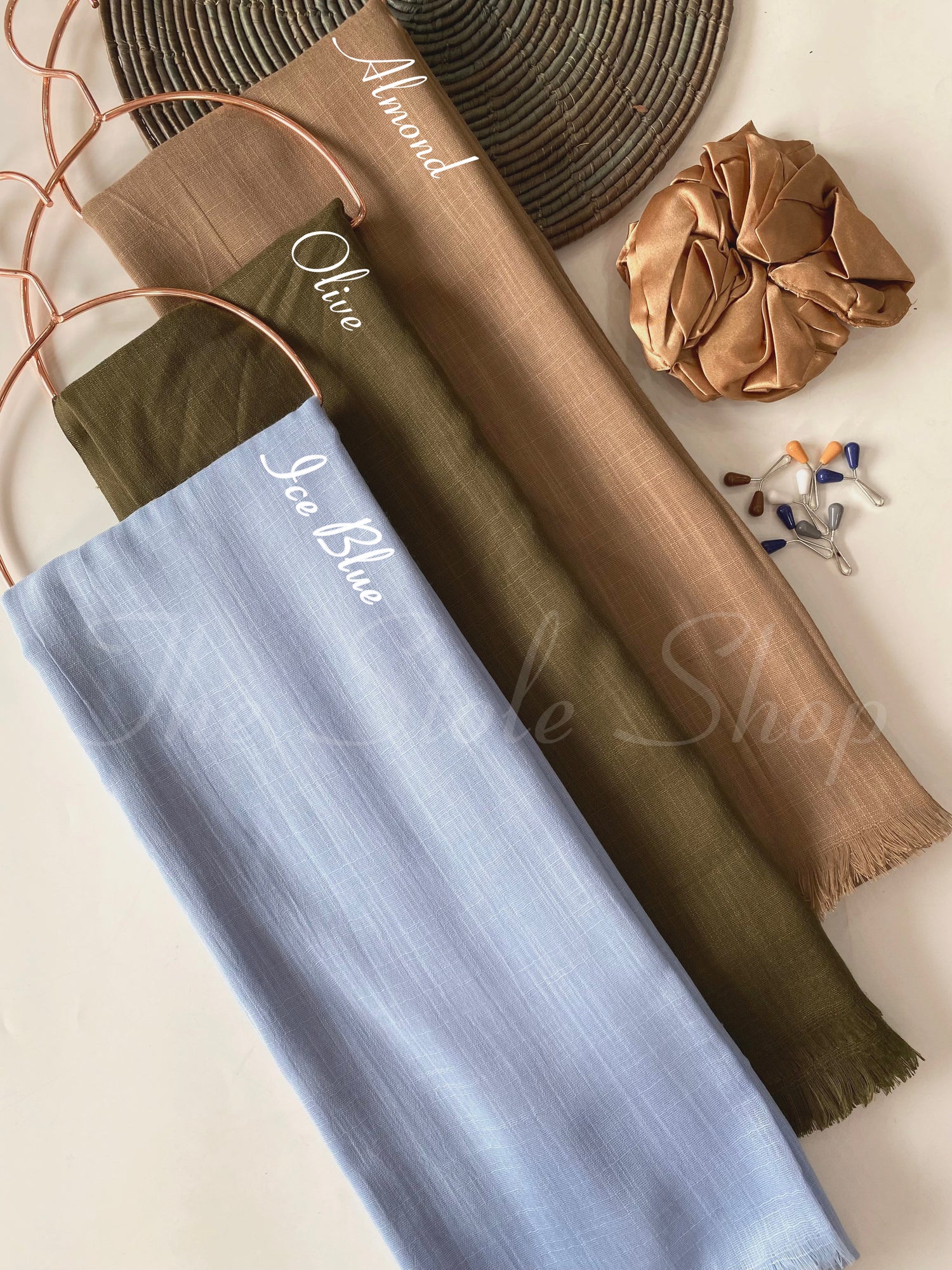 “Celmora” Premium Turkish (Regular Width) Hijab Bundle of 3