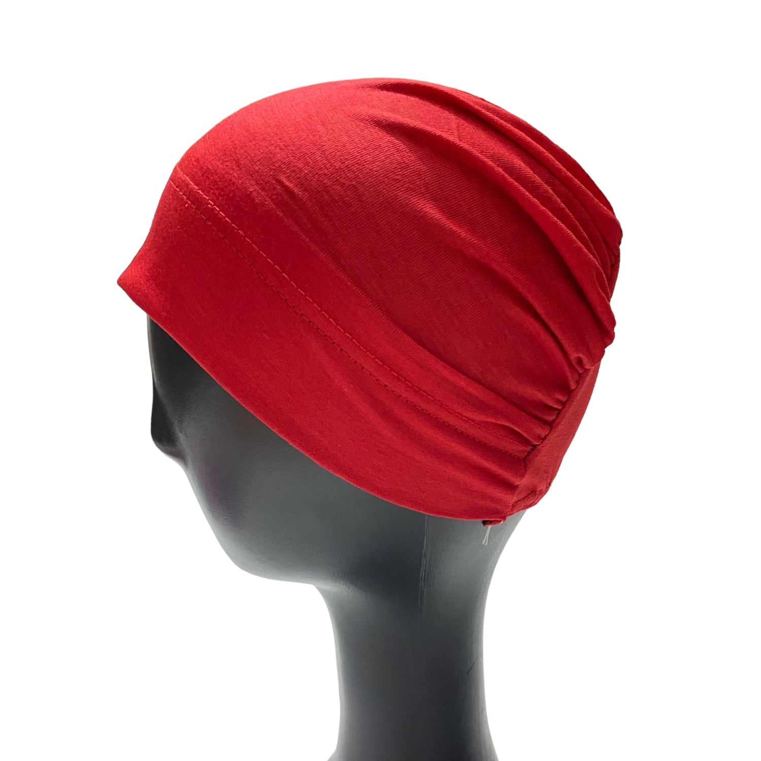 Full Covered Hijab Cap – Red