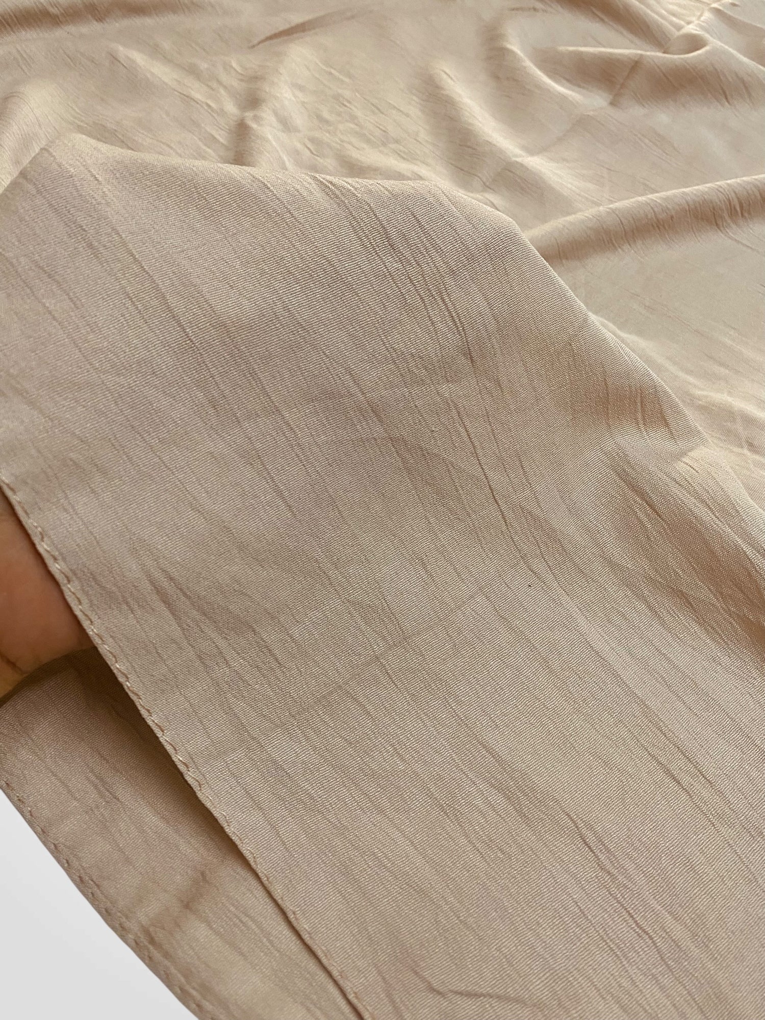 Crushé (Cotton Crush Hijab - Ivory