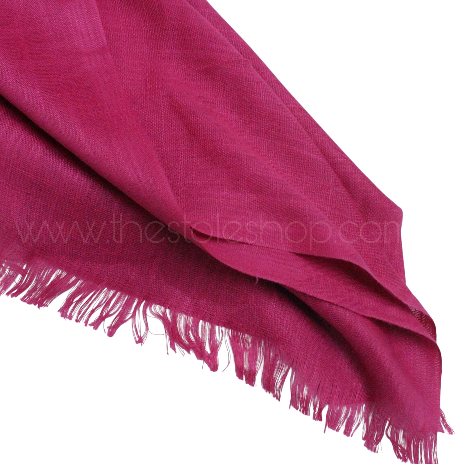 Premium Turkish – Slub Textured (Regular Width) – Hot Pink