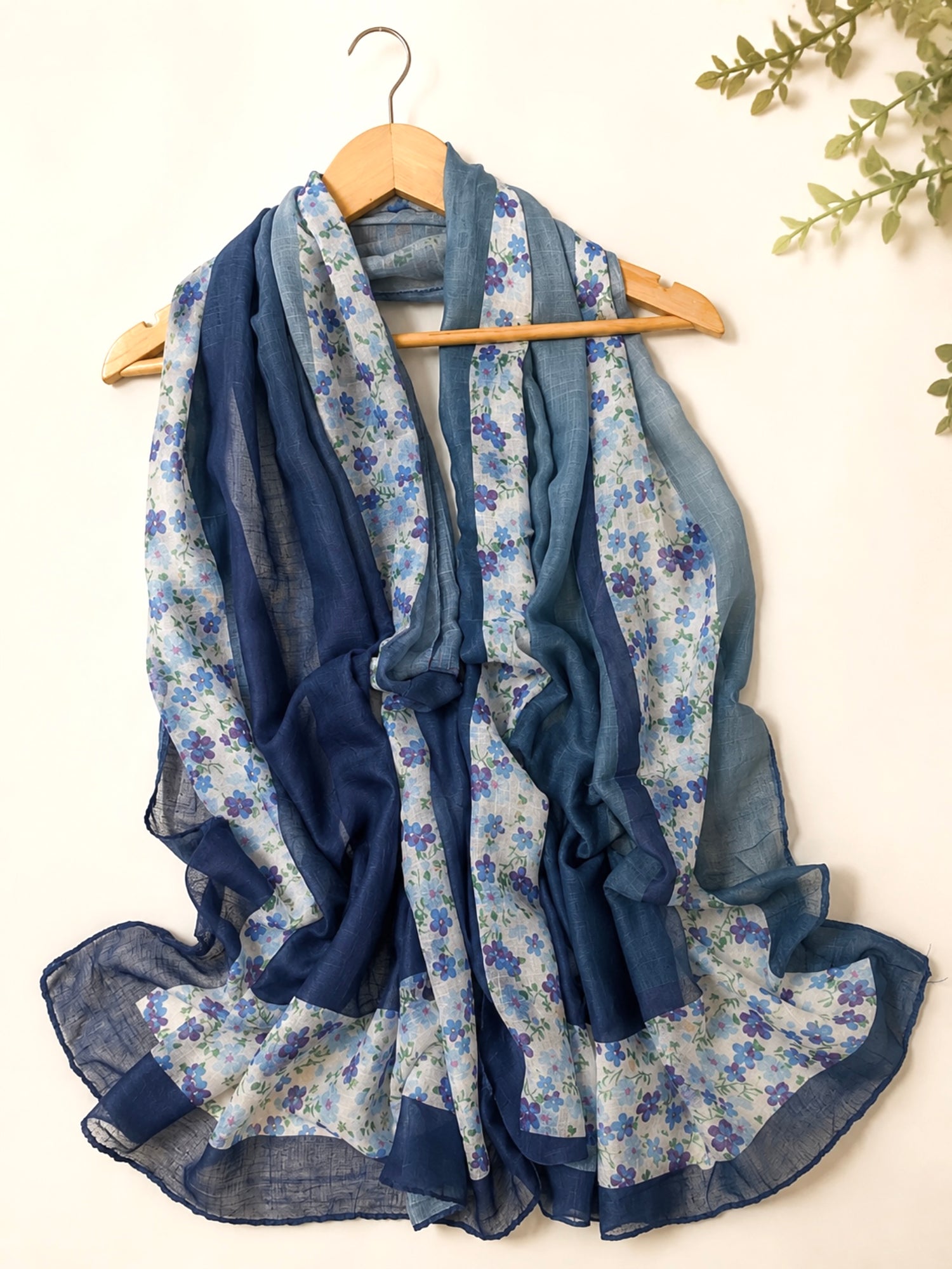 Whisper Printed Hijabs - Azure