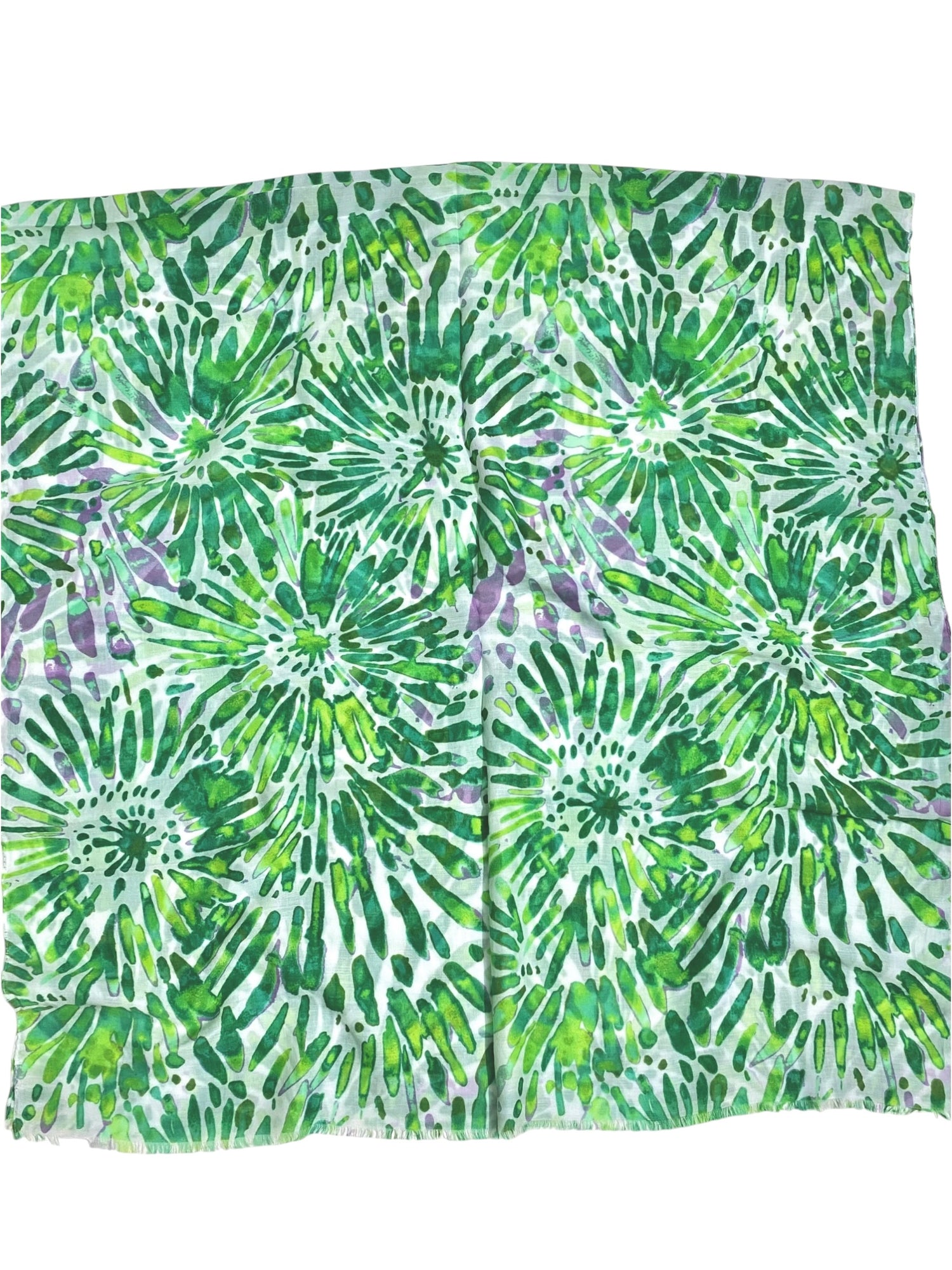 Blaze Lawn Printed Hijabs - Basil