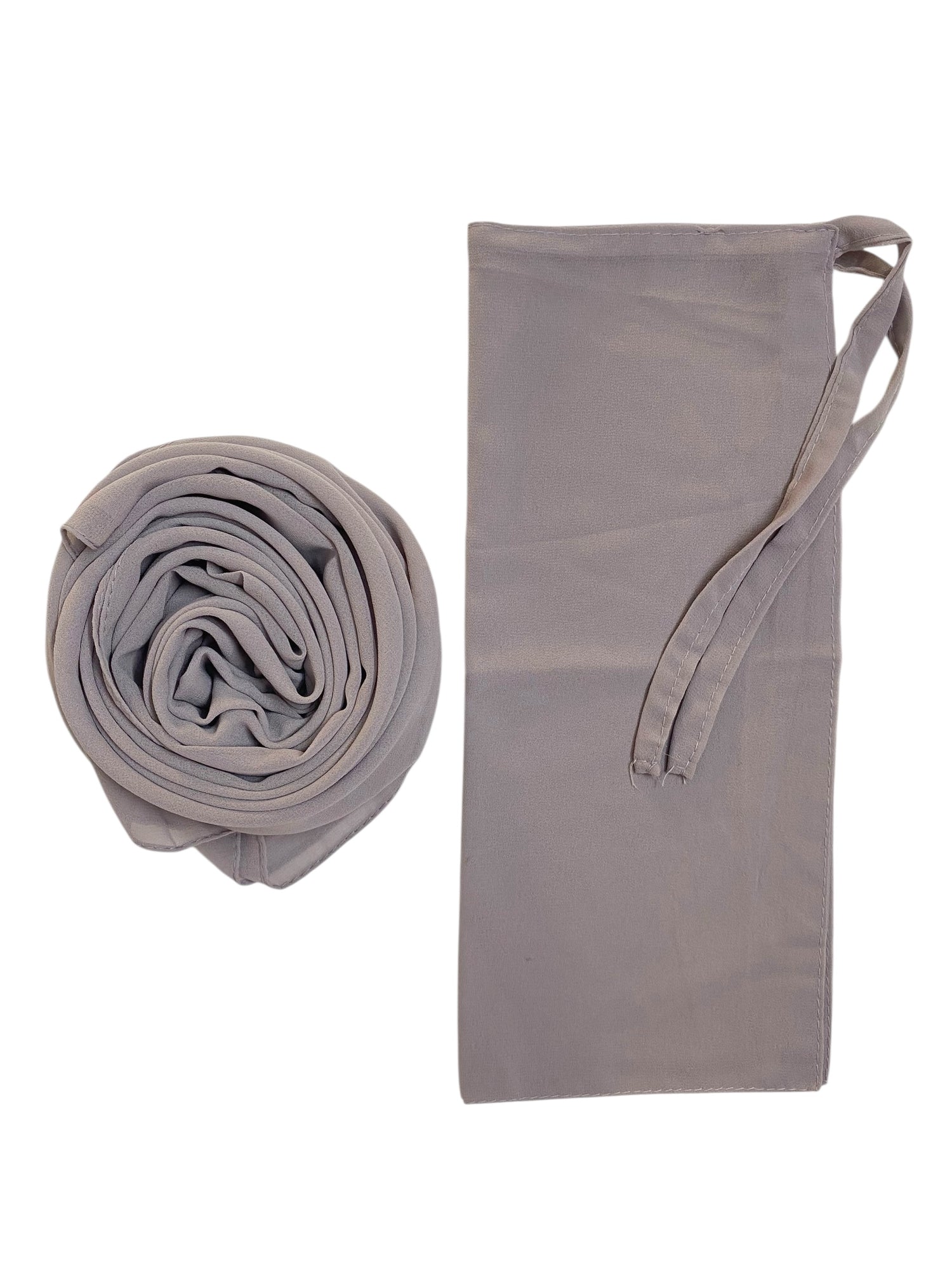 Matching Hijab & Niqab Sets - Lilac Grey