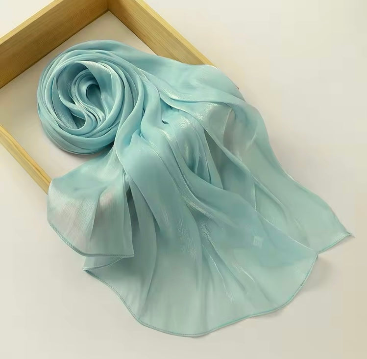 Starlit Organza Shimmer - Celeste