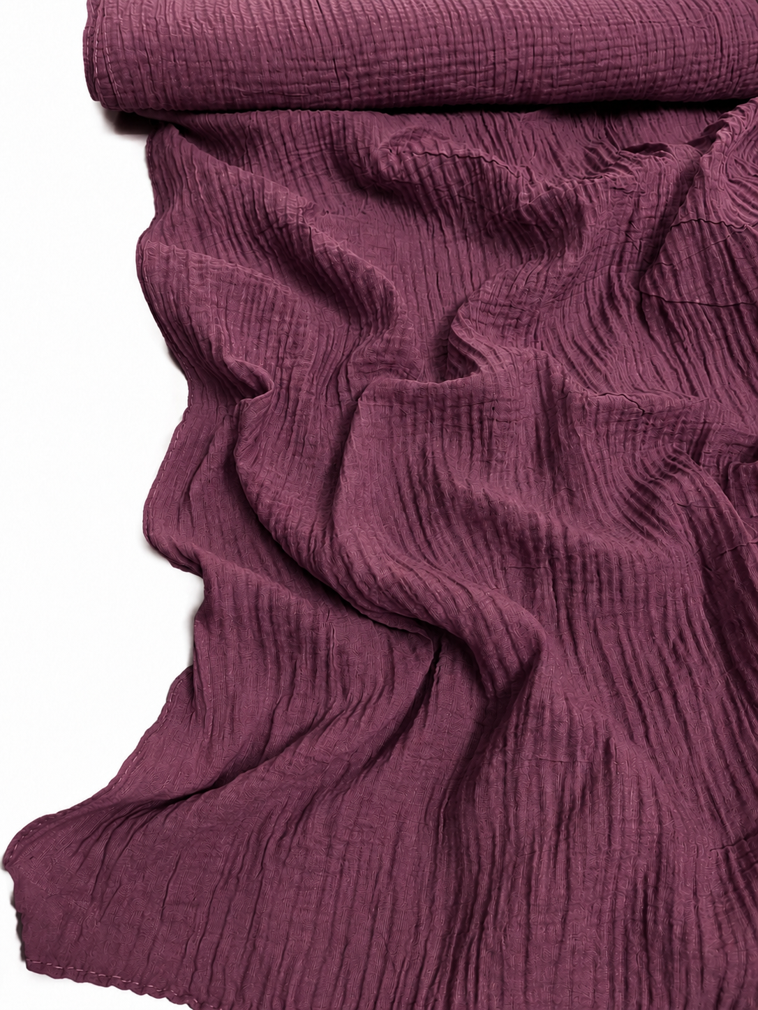 Ripple Pleated Hijab XL Size - Boysenberry