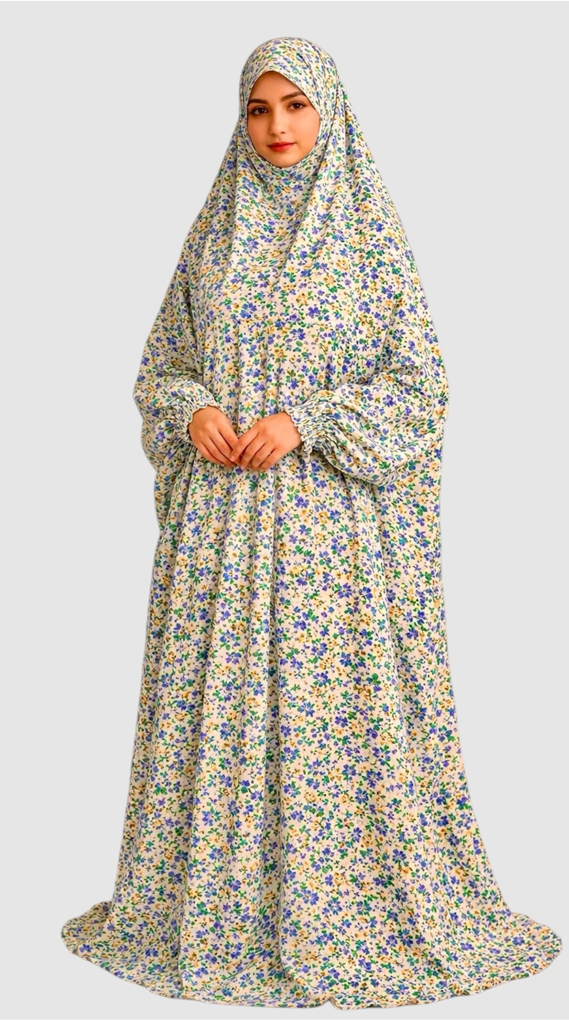 Premium Full Length Namaz Chadar With Sleeves (Imported Fabric)