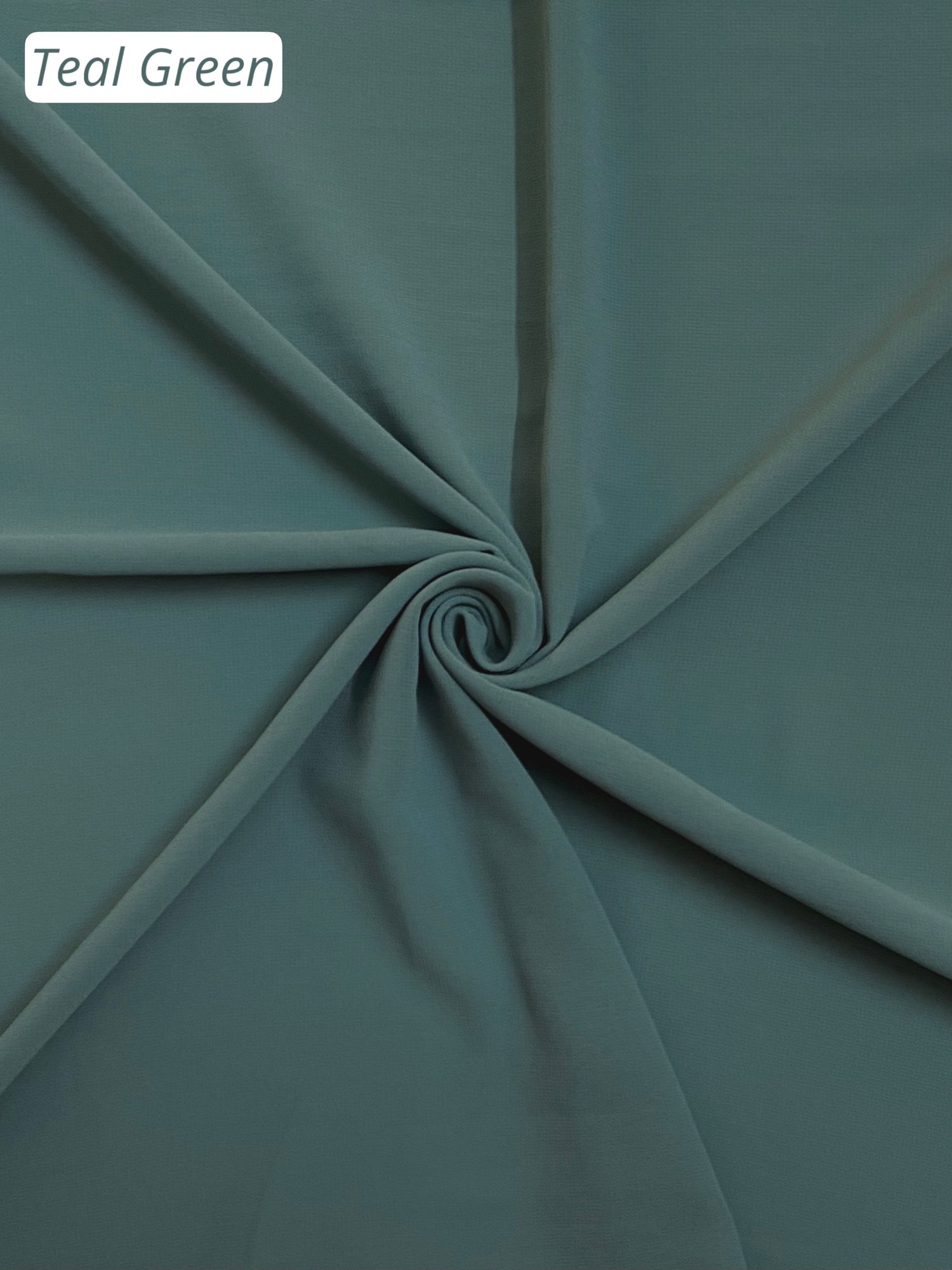 Georgette – Teal Green