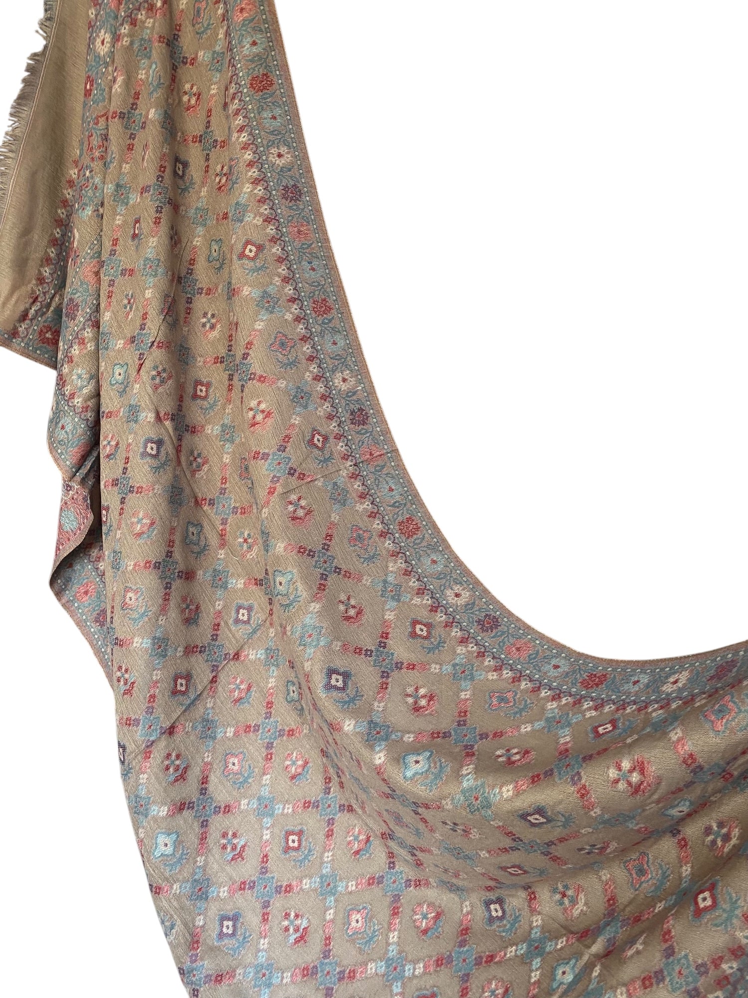 Ameira Pashmina Jacquard - Coffee