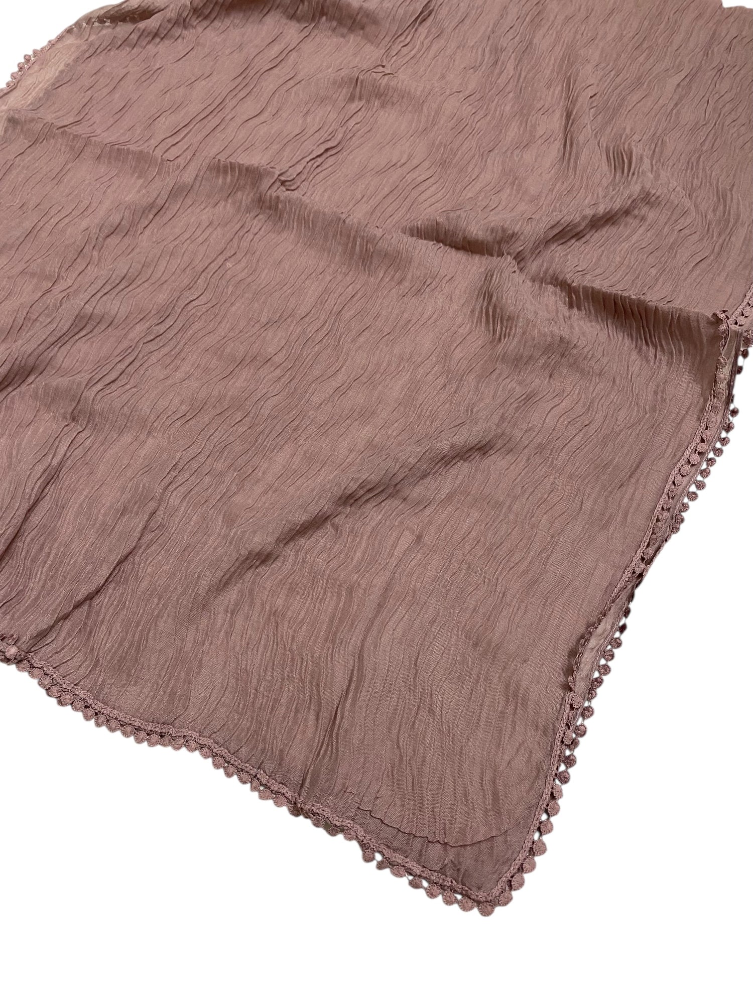 Rawaa Pleated Hijabs – Mauve