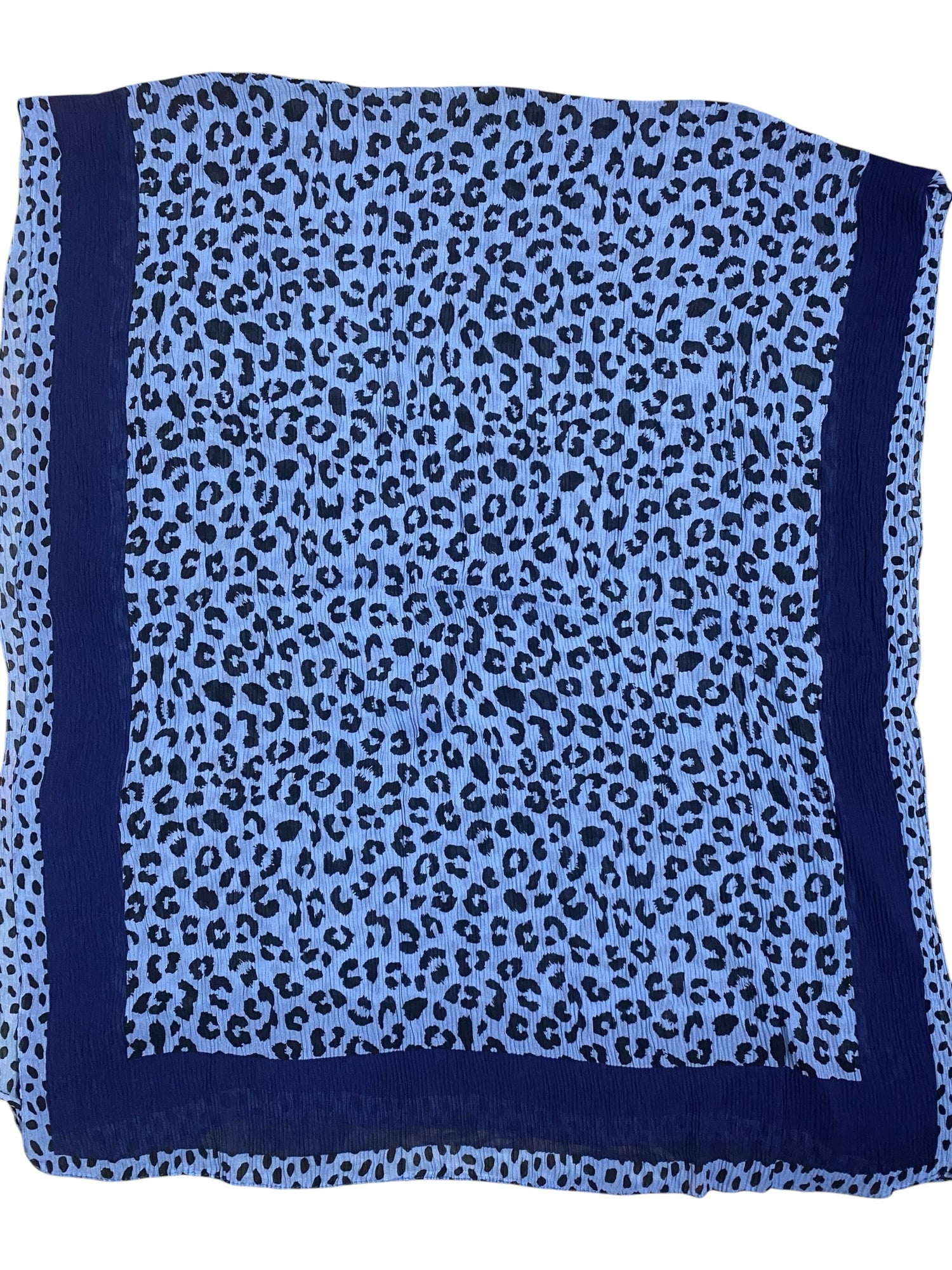 Savannah Pleated Hijab - Navy Blue