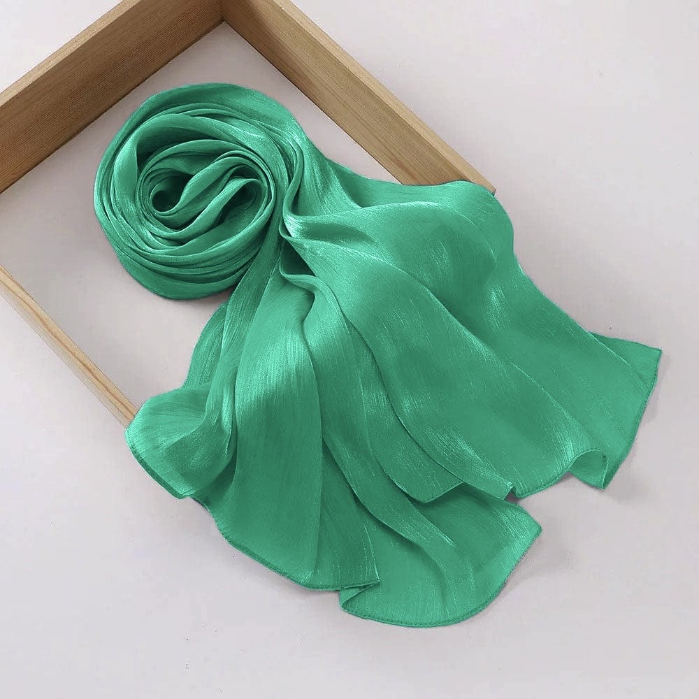 Starlit Organza Shimmer  - Persian Green