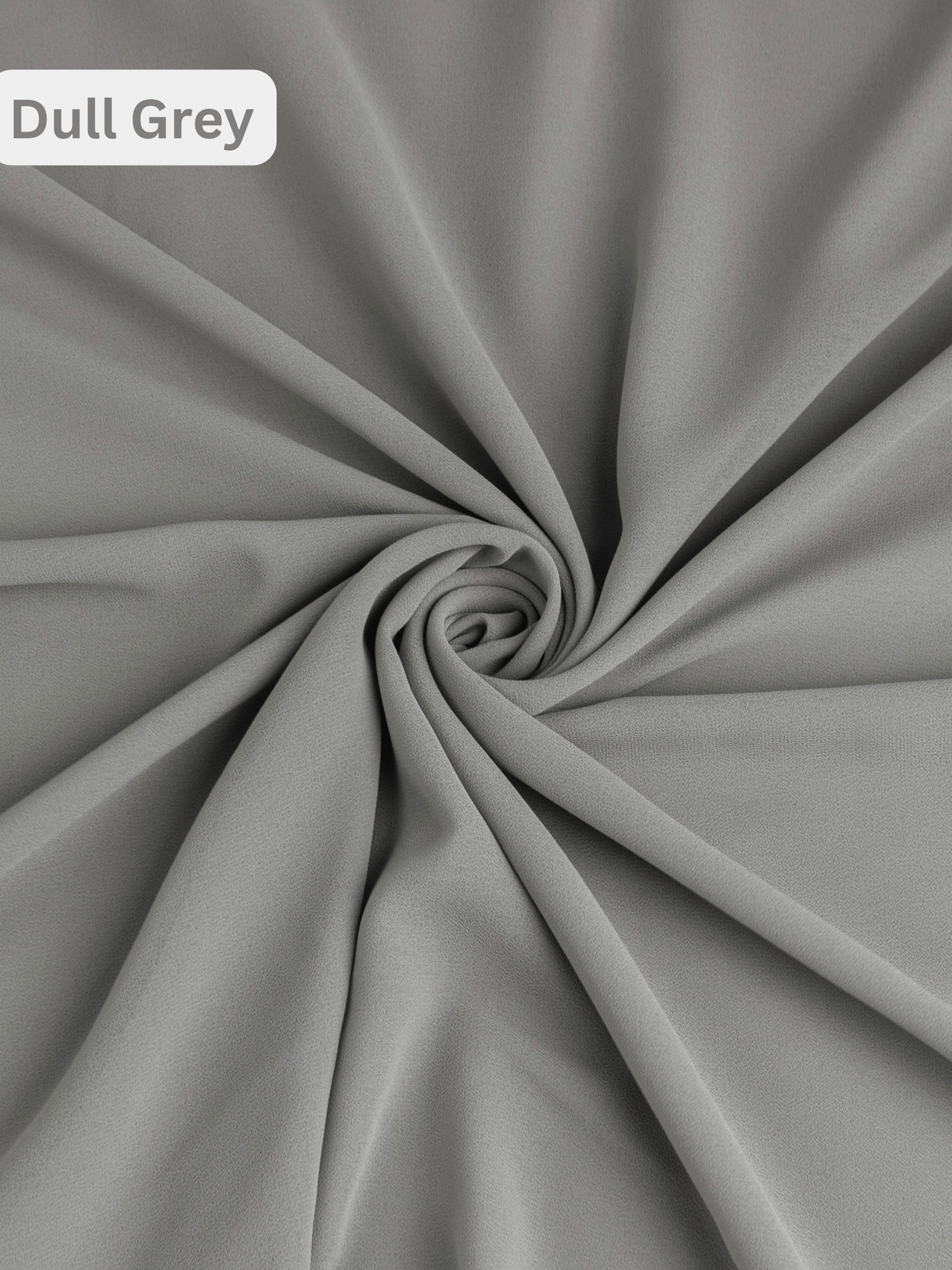 Georgette – Dull Grey
