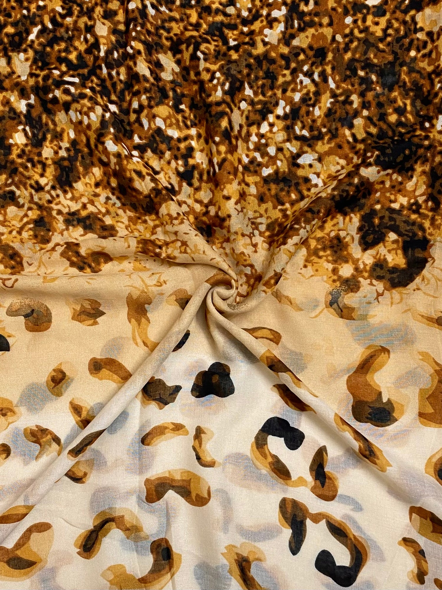 Zahara Printed Hijabs - Mustard