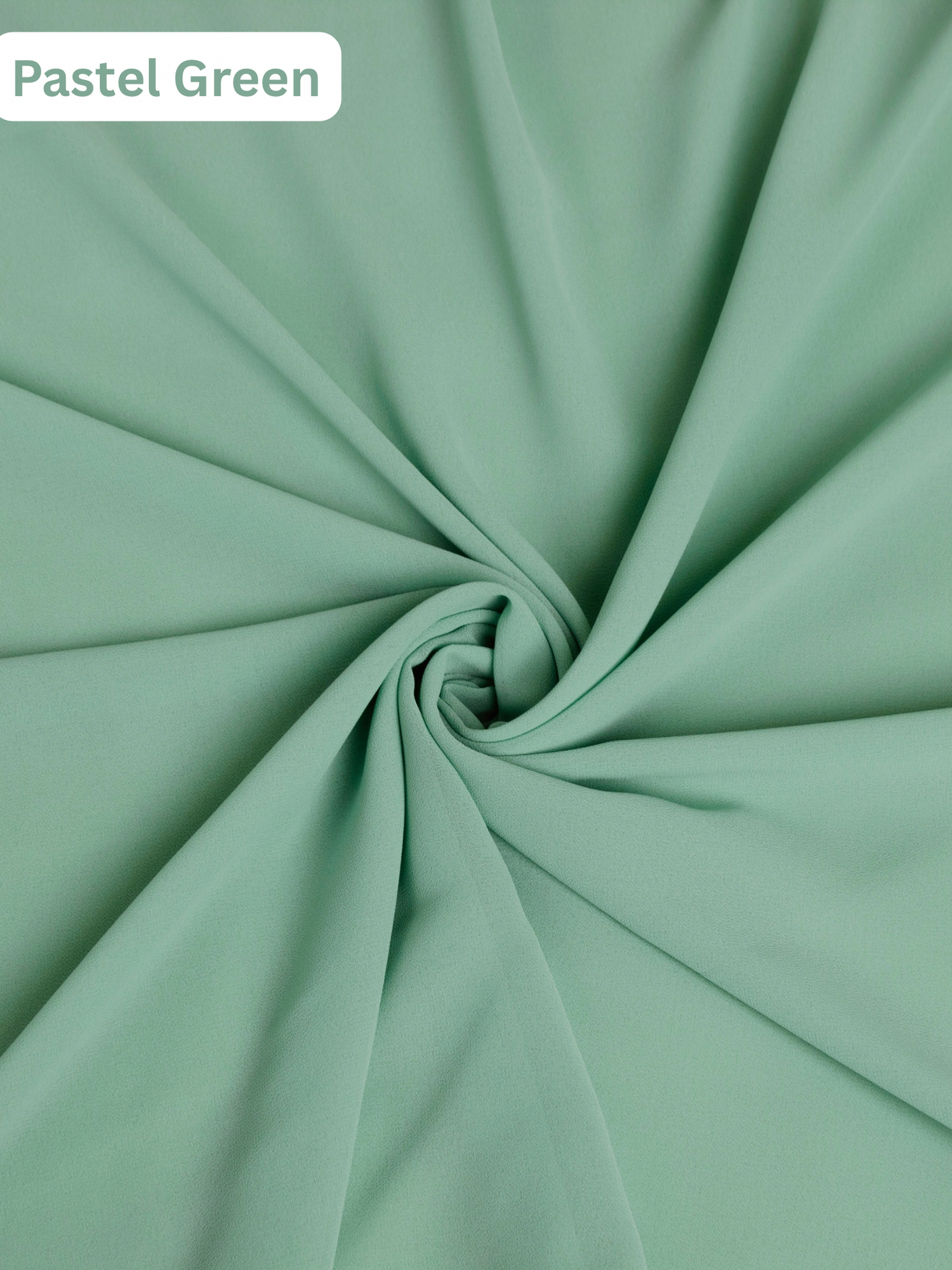 Georgette – Pastel Green
