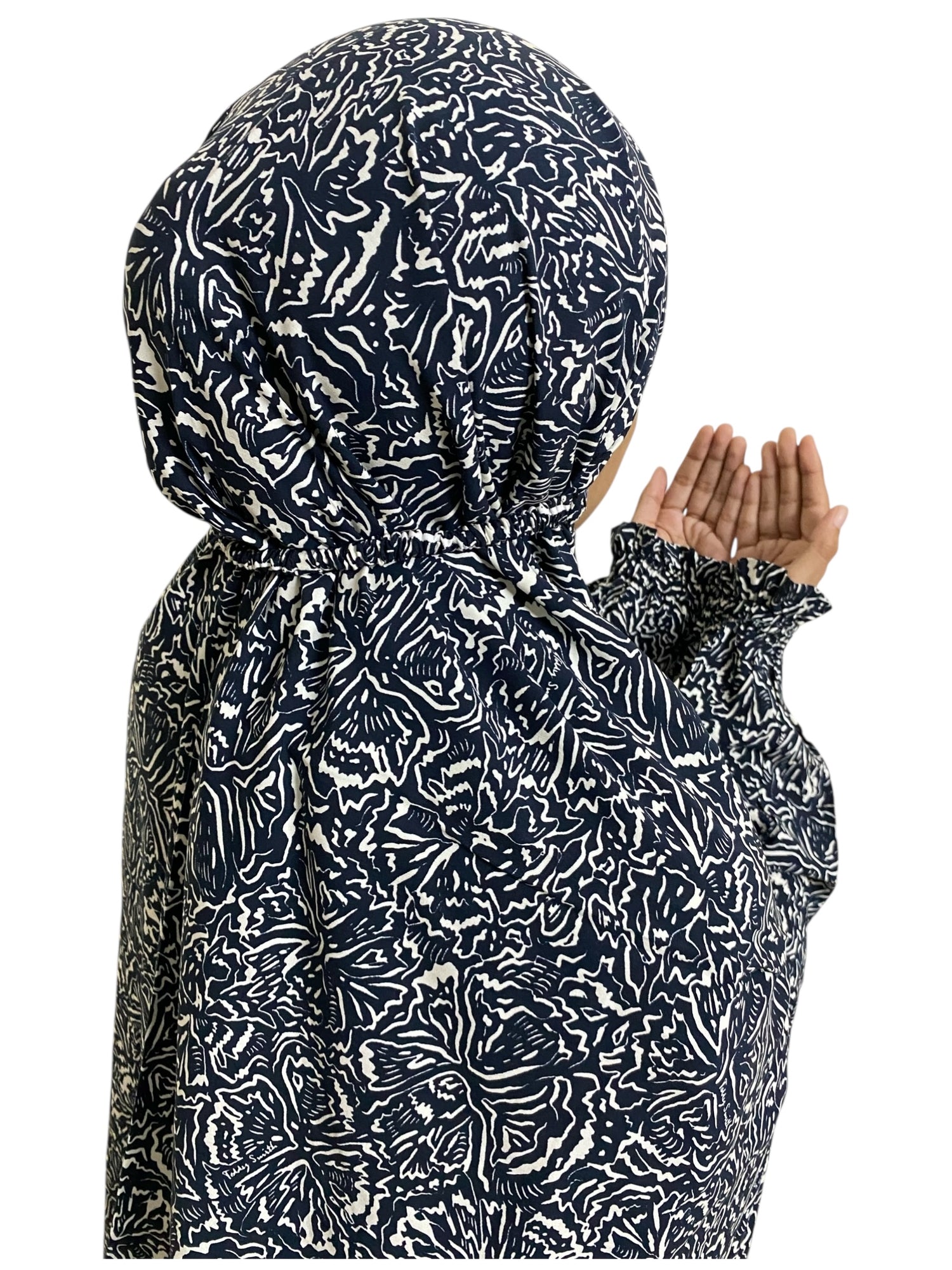 Premium Full Length Namaz Chadar With Sleeves (Imported Fabric)