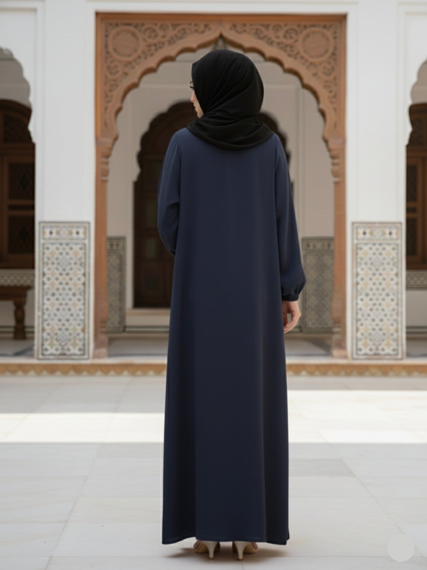 Zeynep Abaya - Navy Blue