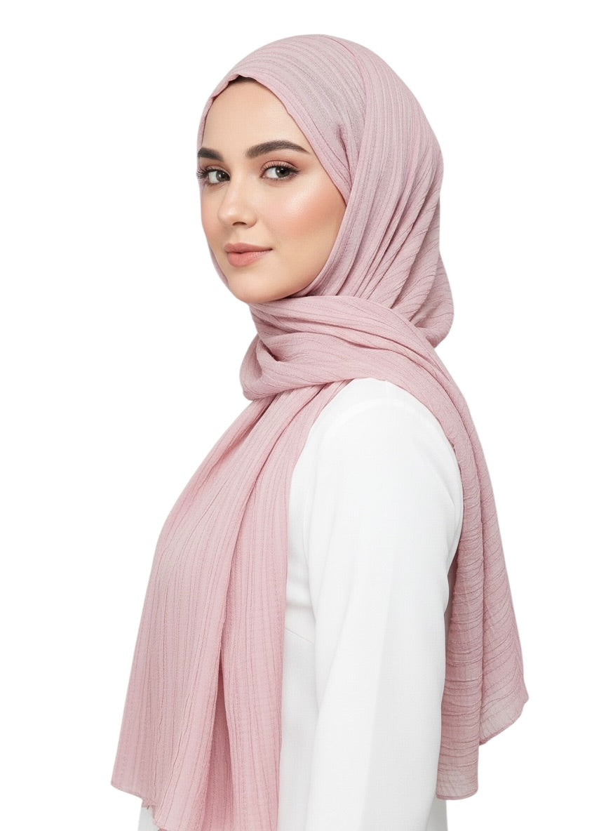 Georgette Crush Hijabs - Lavender