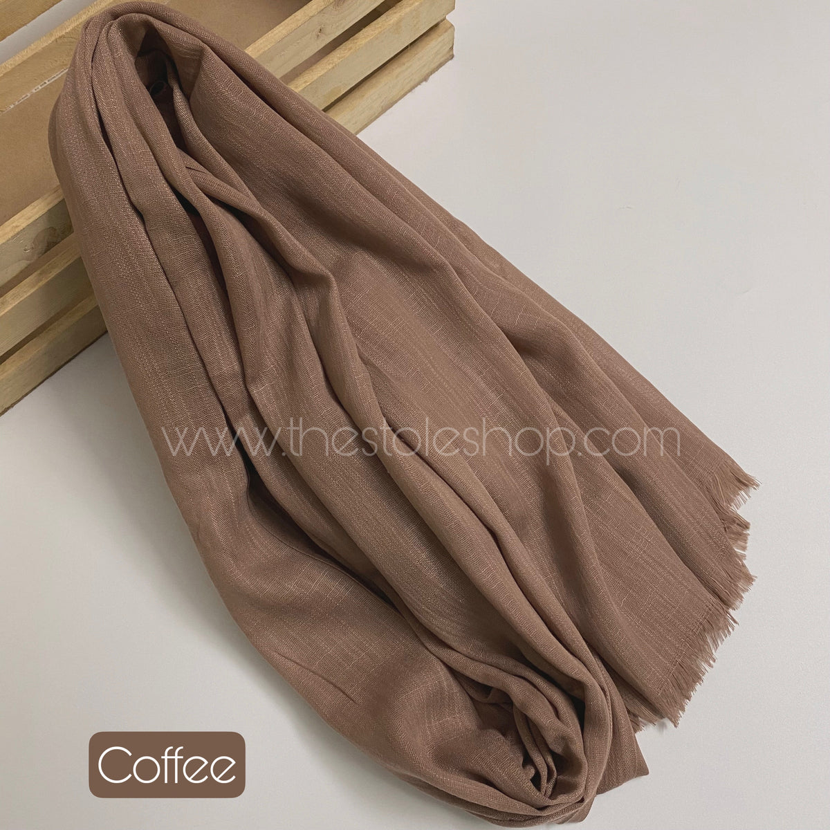 Premium Turkish – Slub Textured (Wider Width) – Coffee