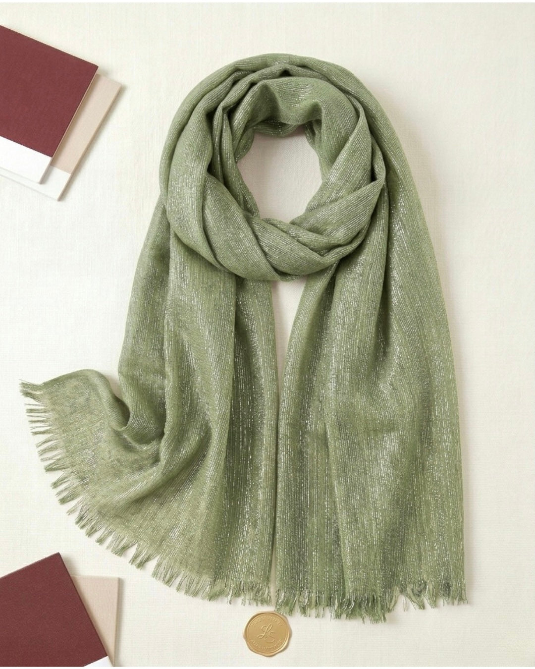 Zariya Lurex Hijab - Mint