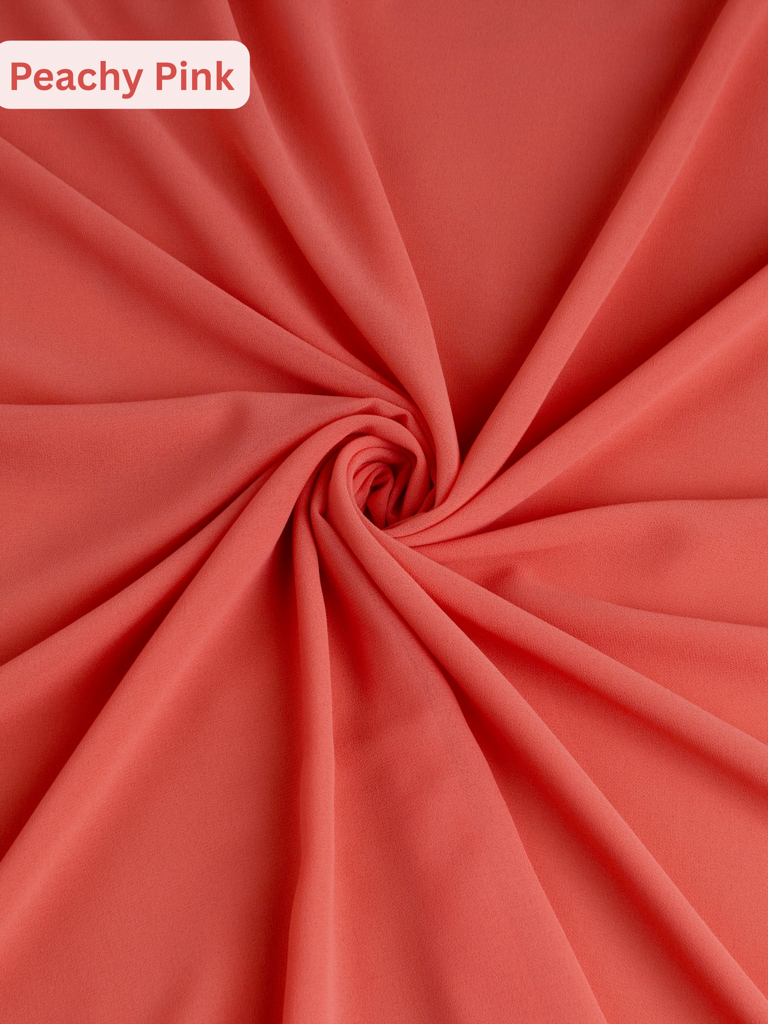 Georgette – Peachy Pink