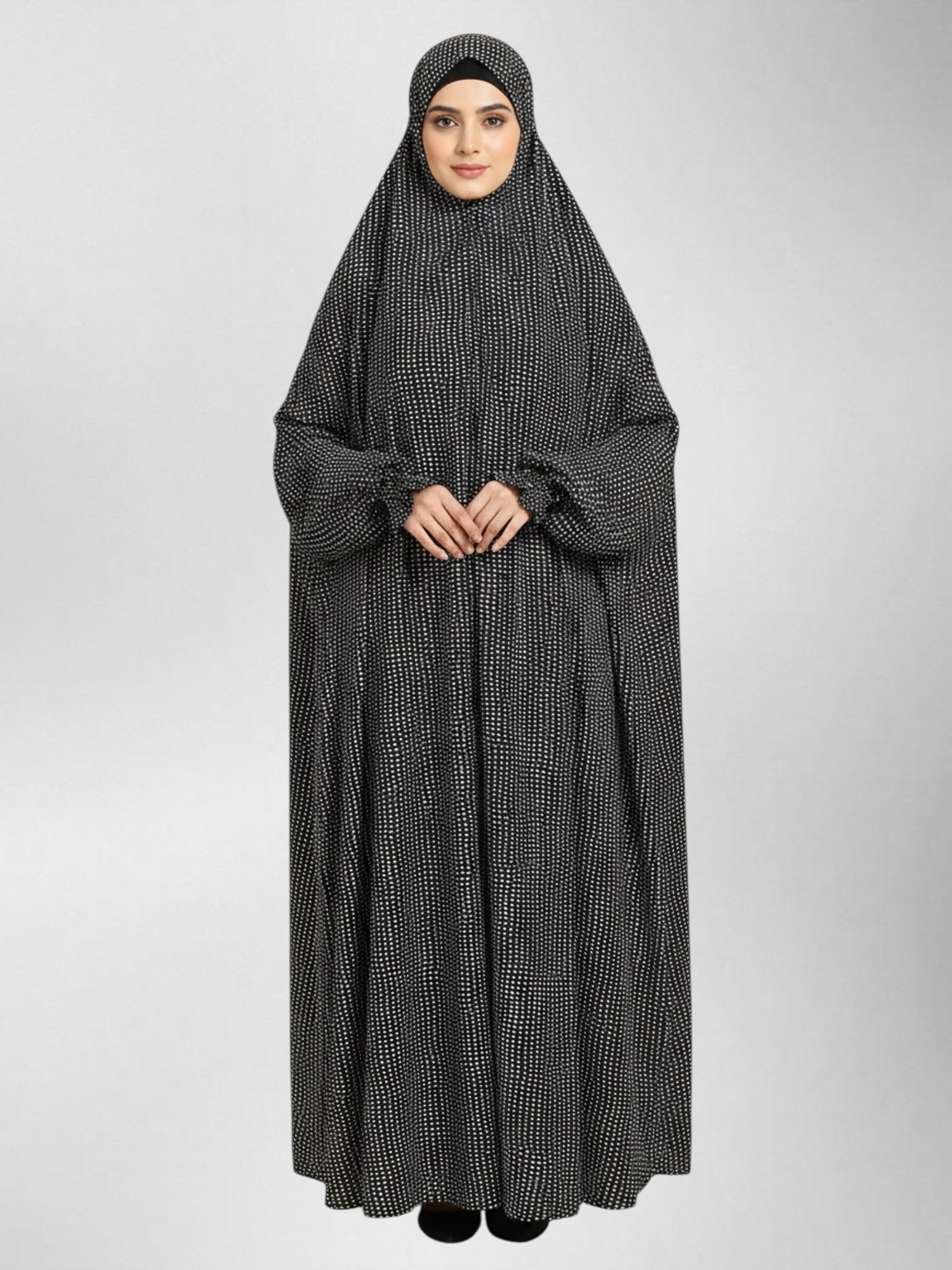 Premium Full Length Namaz Chadar With Sleeves (Imported Fabric)