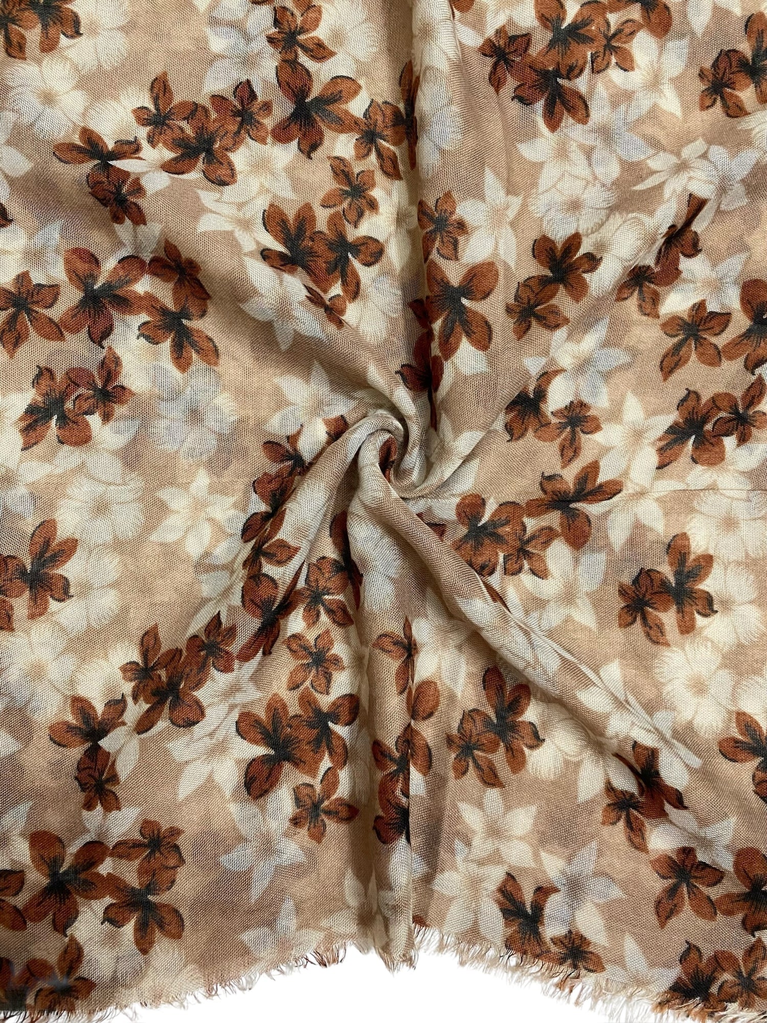 Elsa Printed Hijabs - Beige