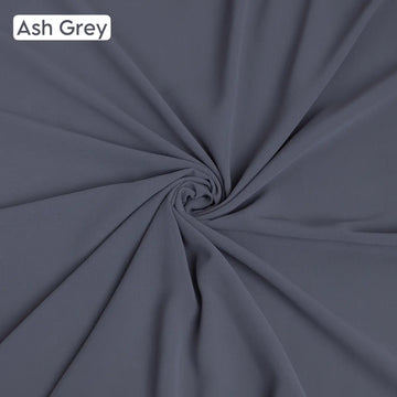 Georgette – Ash Grey