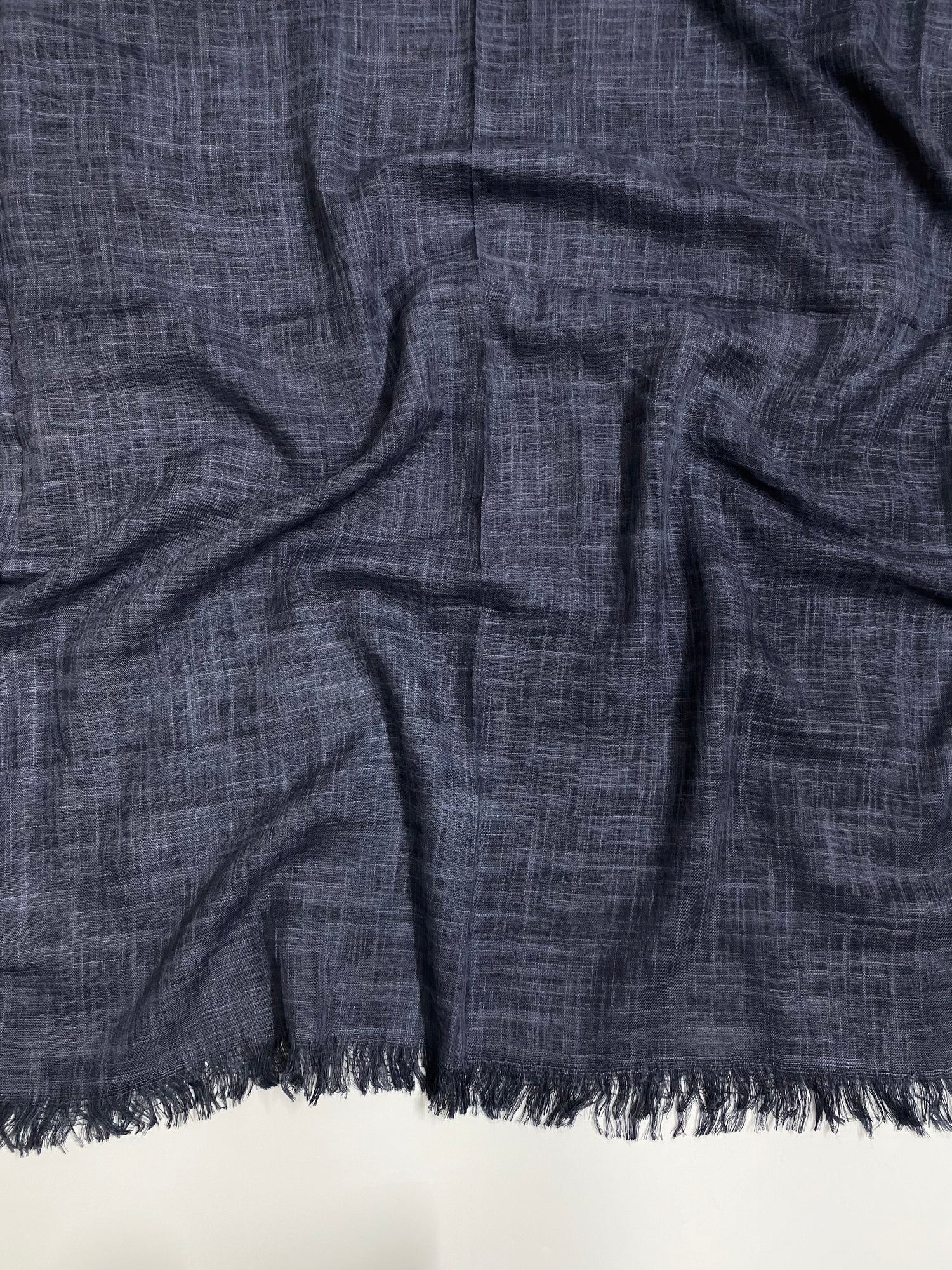 Premium Turkish Dupatta (Imported Fabric) - Navy Blue