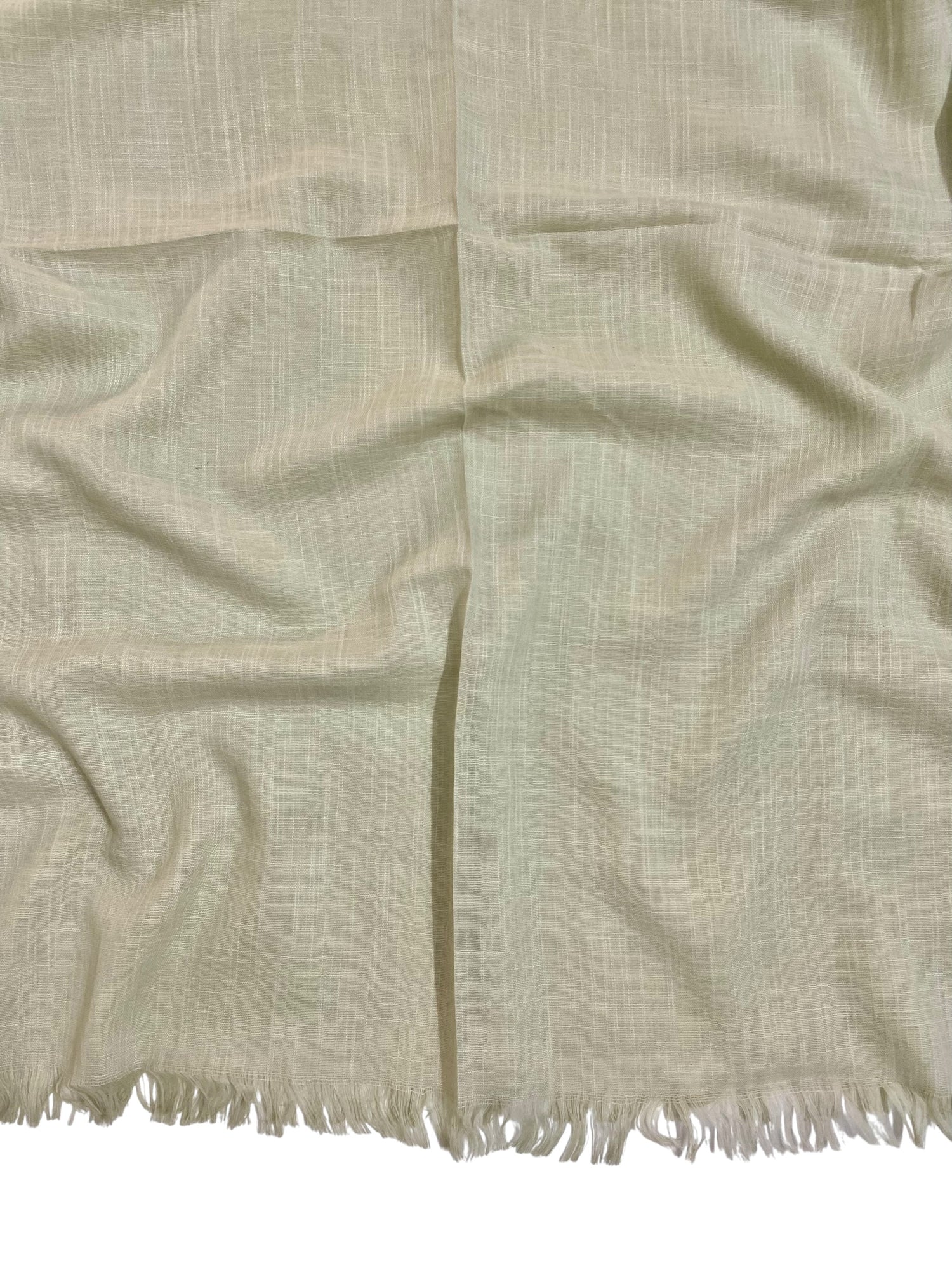 Premium Turkish Dupatta (Imported Fabric) - Faded Ivory