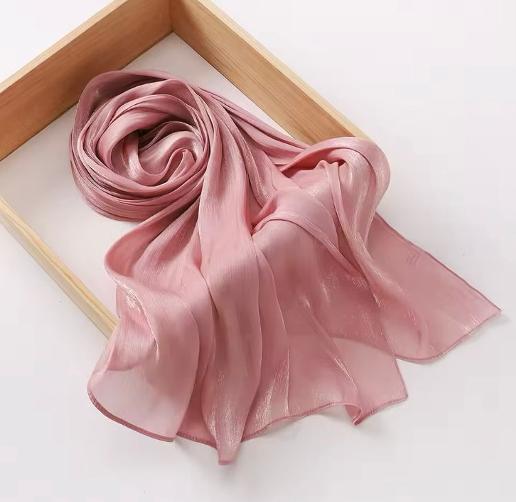 Starlit Organza Shimmer - Teapink