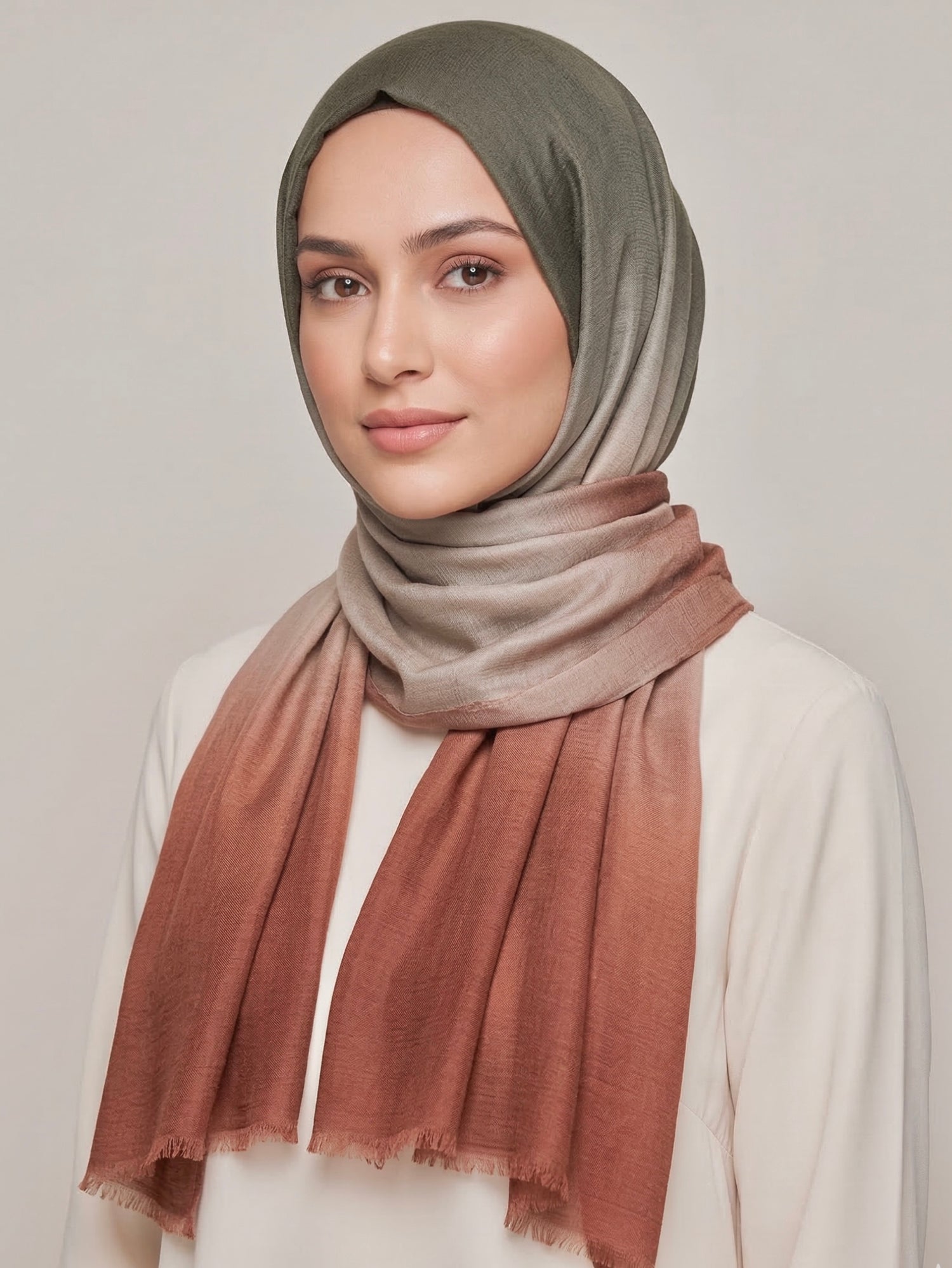 Mira Printed Hijabs - Teapink