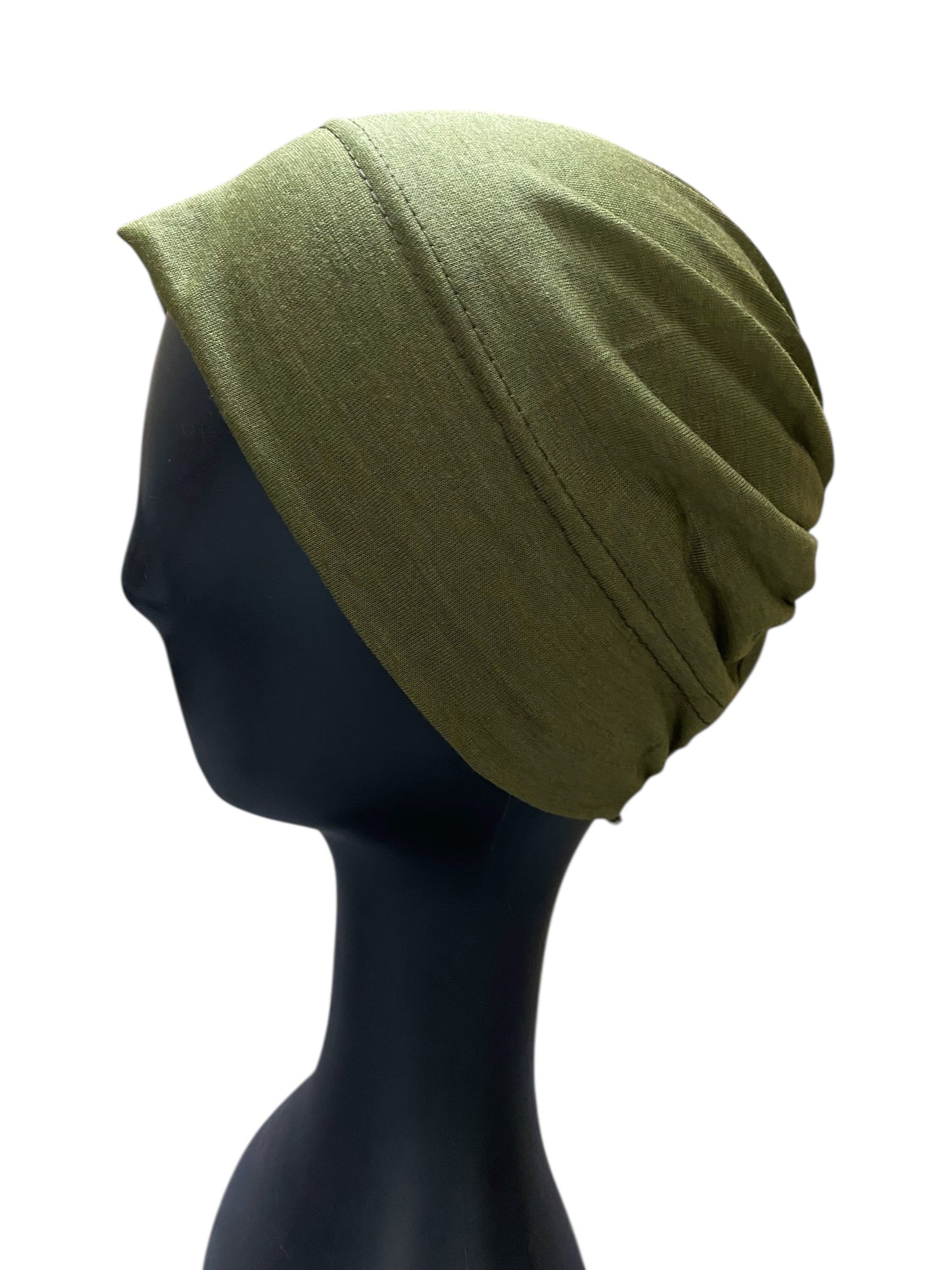 Full Covered Hijab Cap – Olive