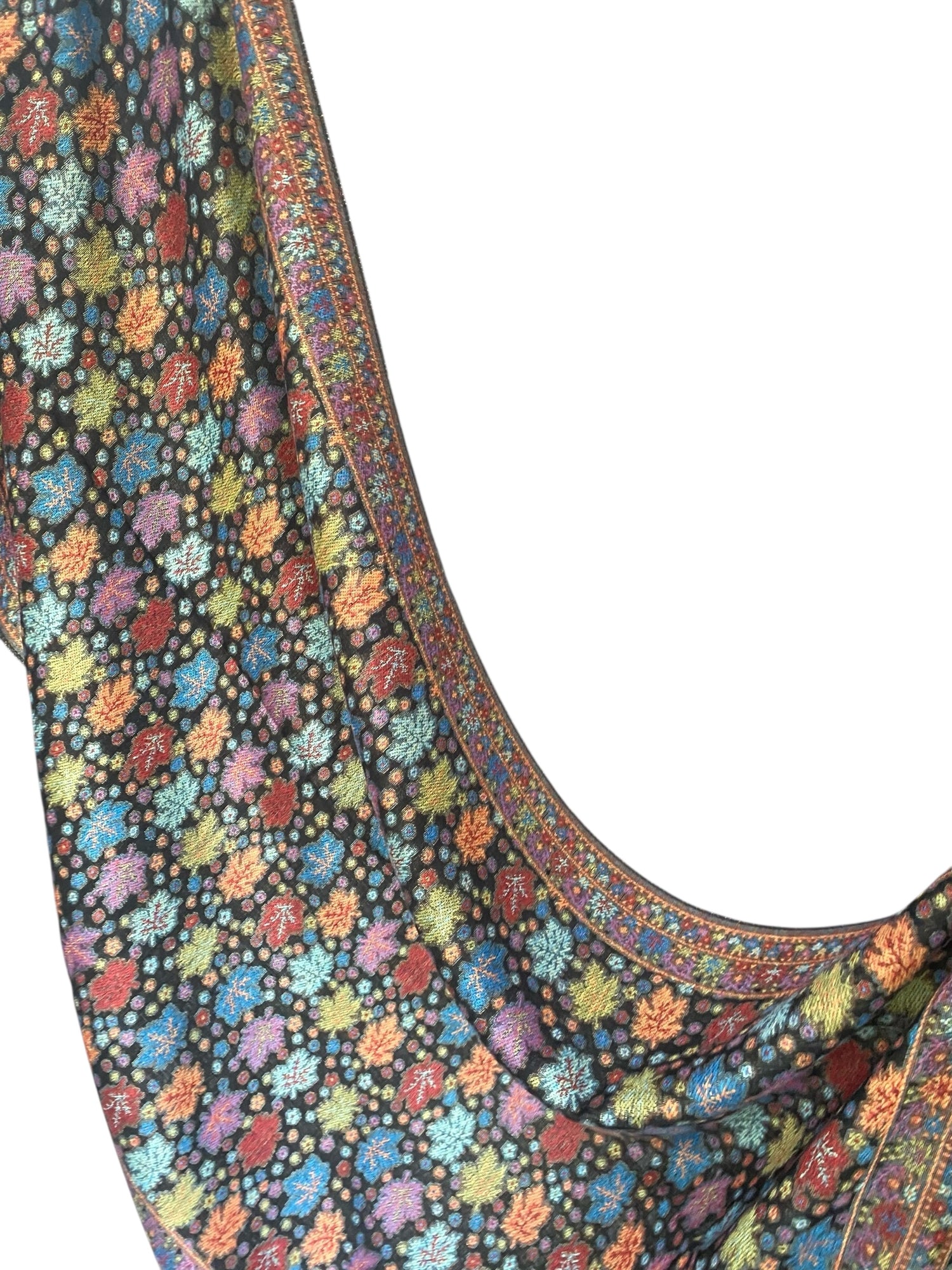 Zaria Pashmina Jacquard - Black