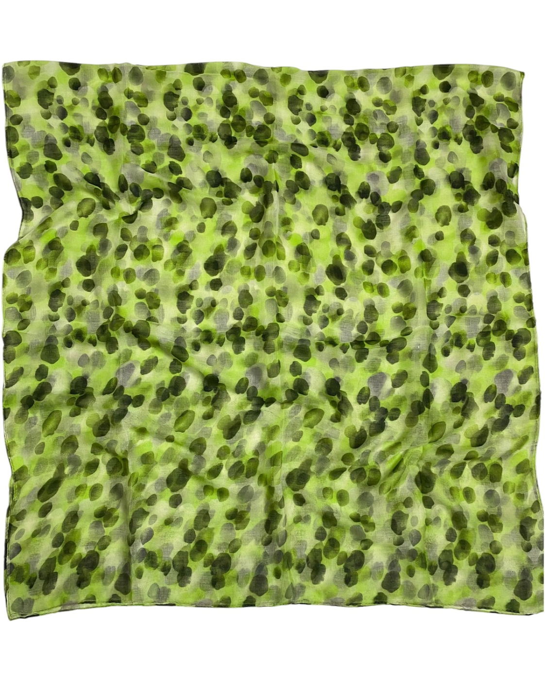 Bubbles Lawn Printed Hijabs - Green
