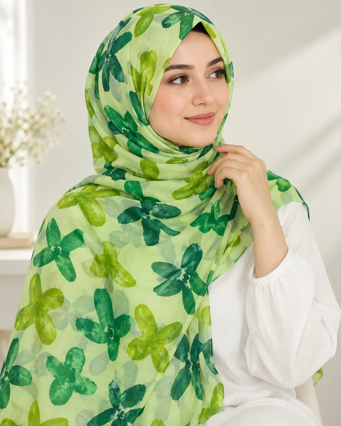 Clover Lawn Printed Hijab