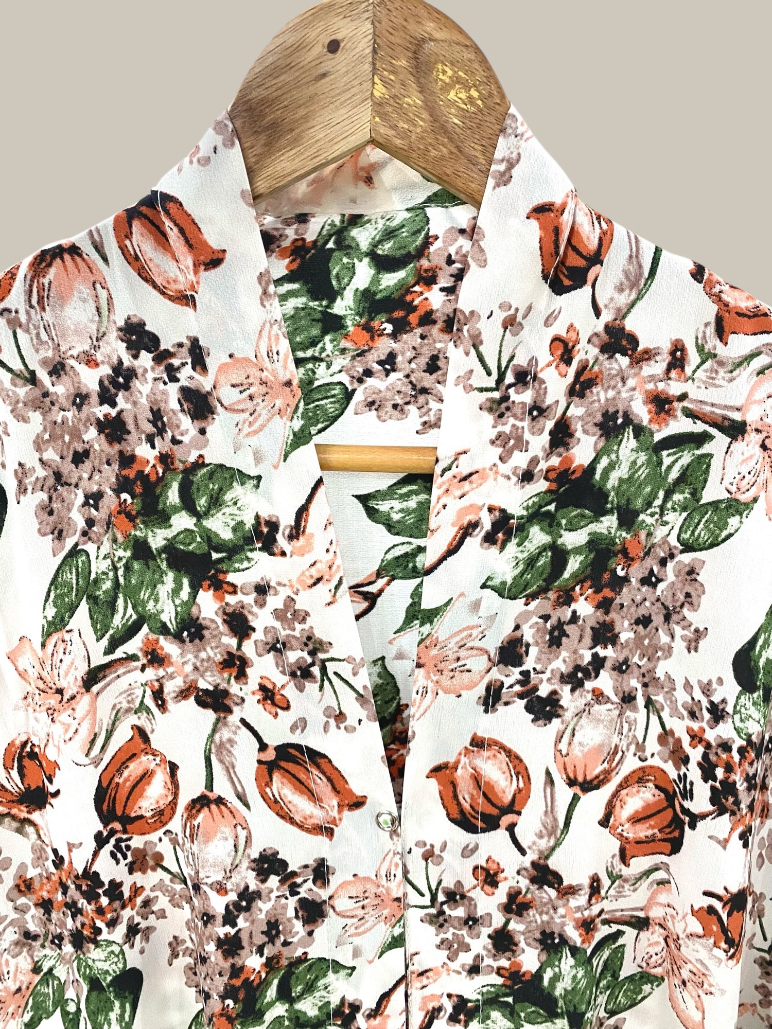 Rosebuds Printed Abaya