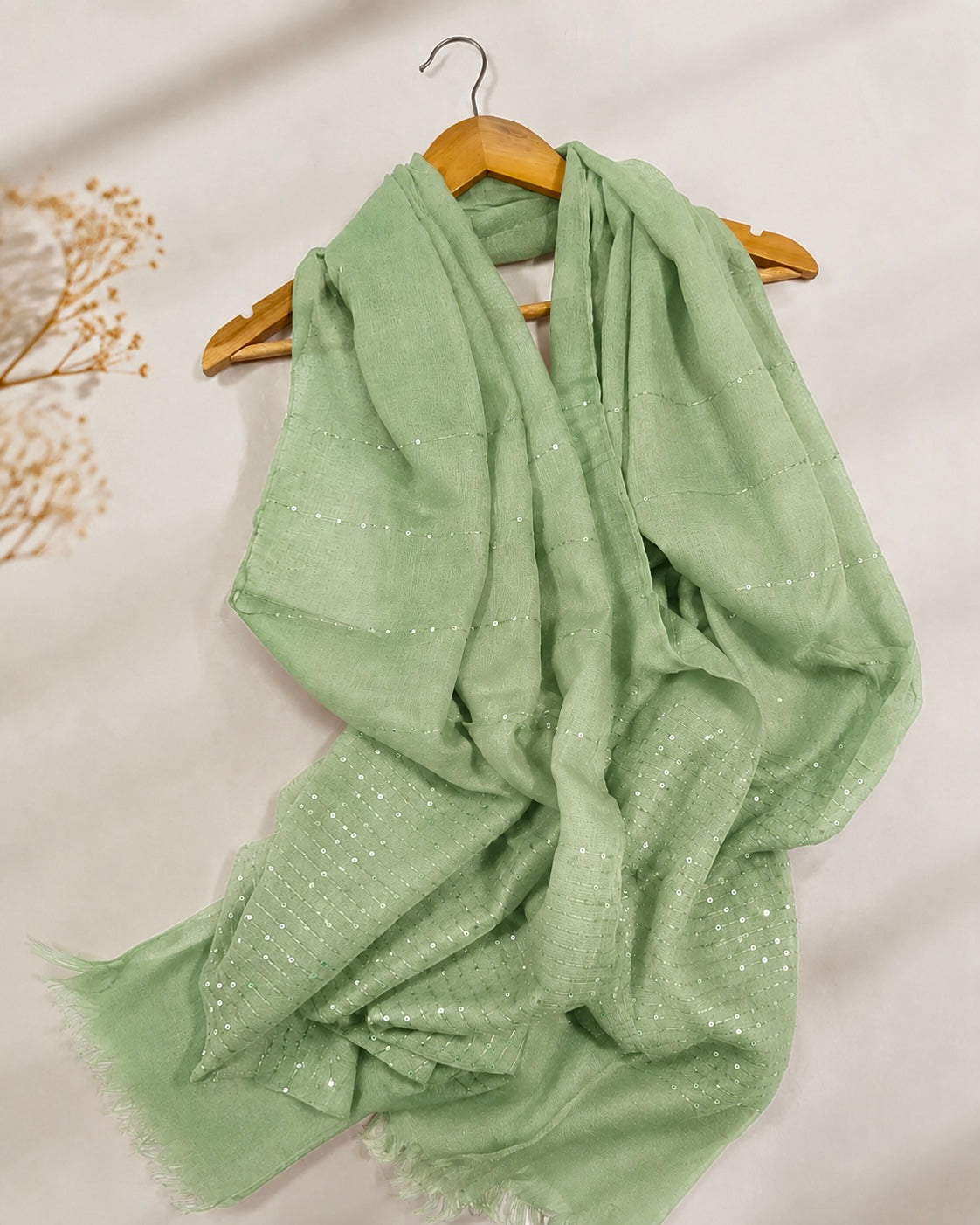 Sparkles Hijabs – Sage Green