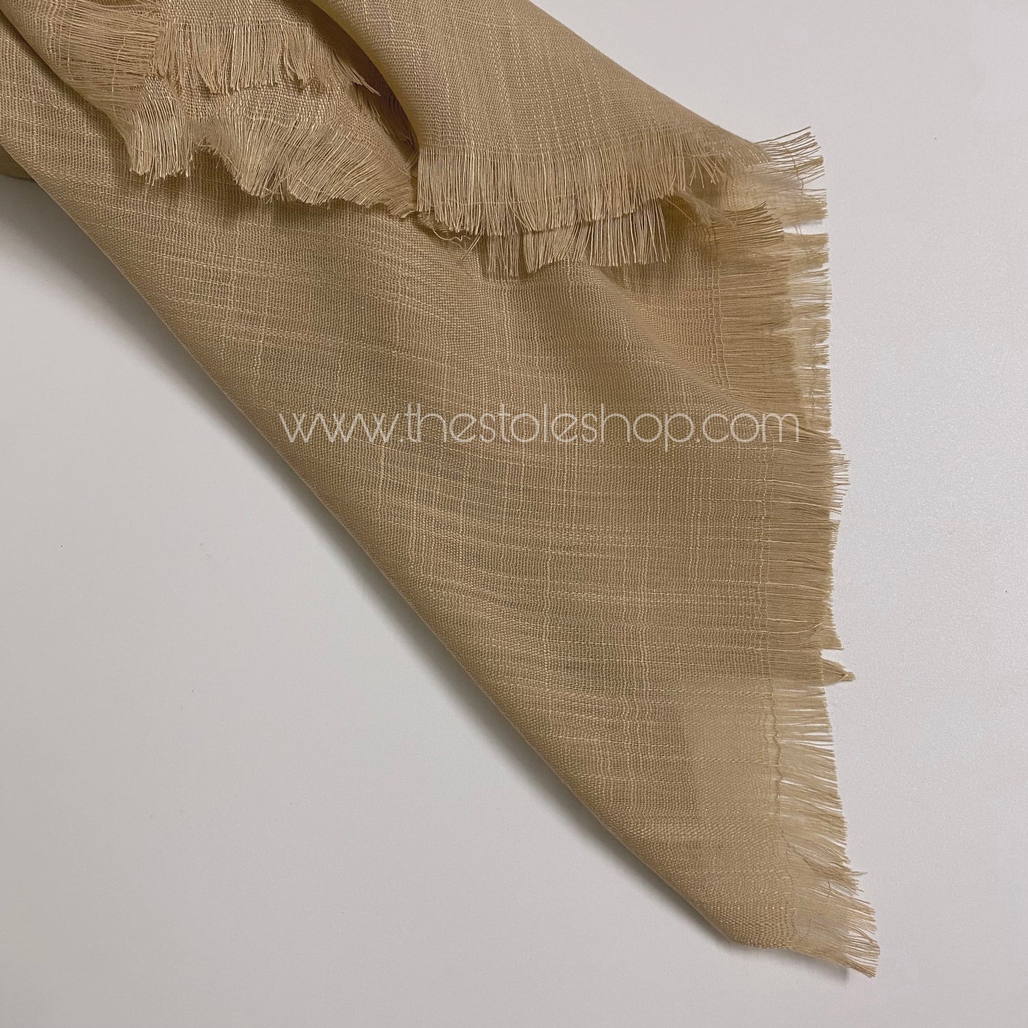 Premium Turkish – Slub Textured (Regular Width) – Barley