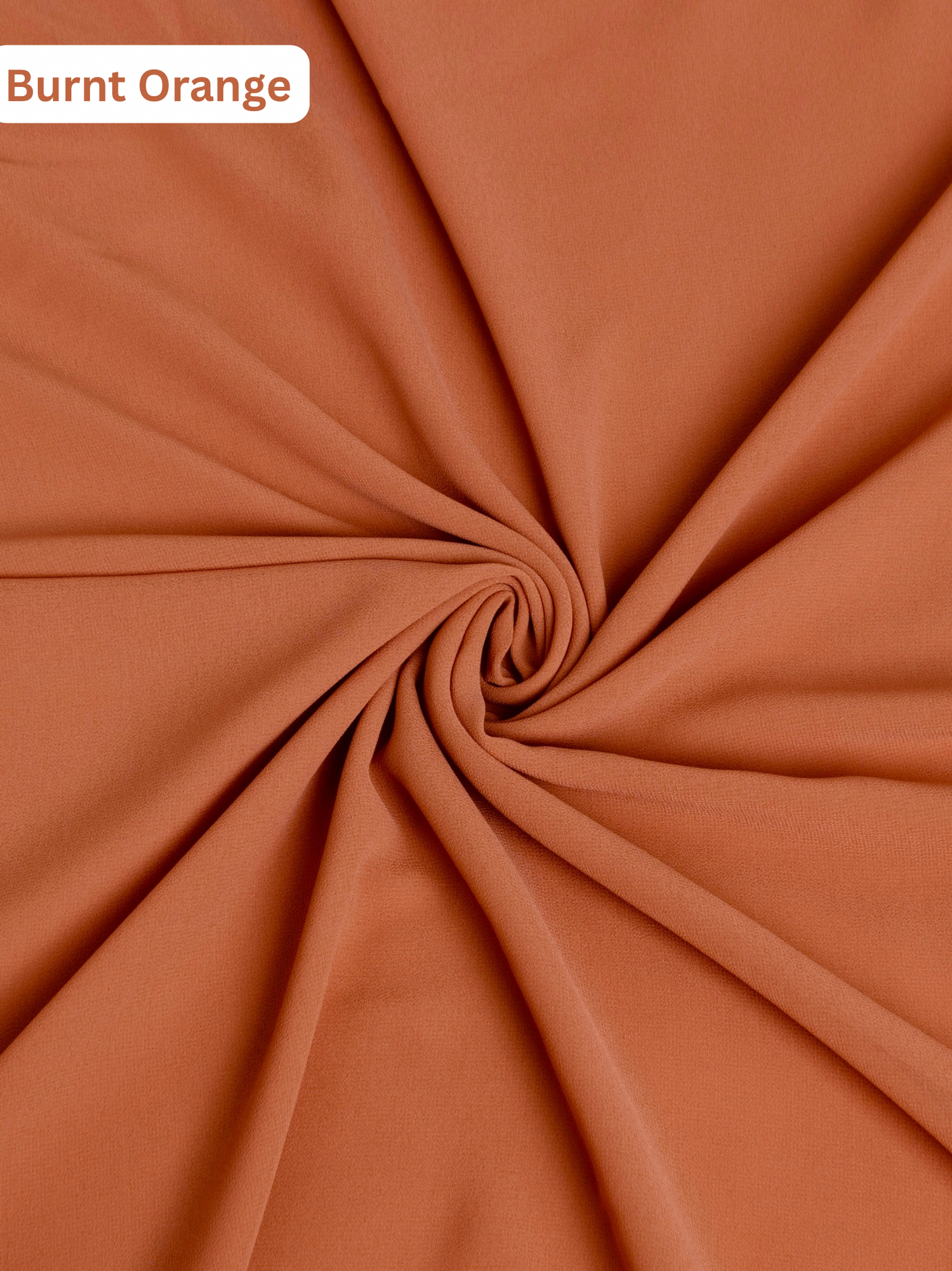 Georgette – Burnt Orange