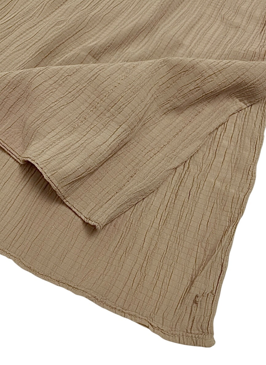 Georgette Crush Hijabs - Beige