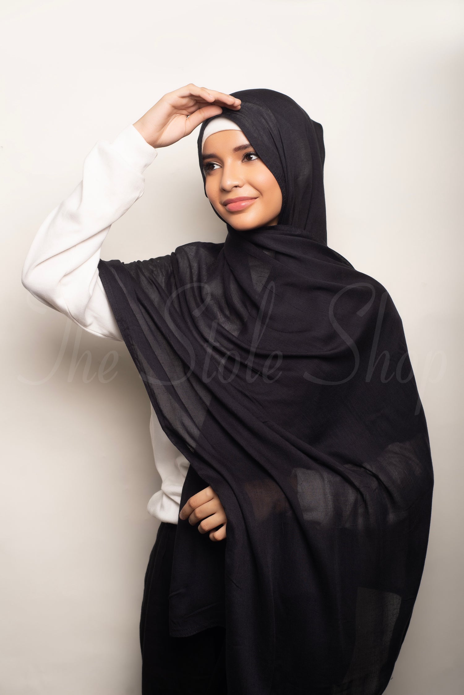 Modal Hijabs (LARGE SIZE) - Black