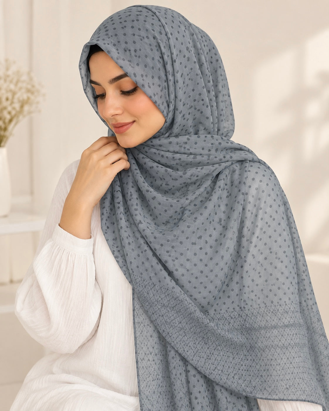 Sprinkle Lawn Printed Hijab